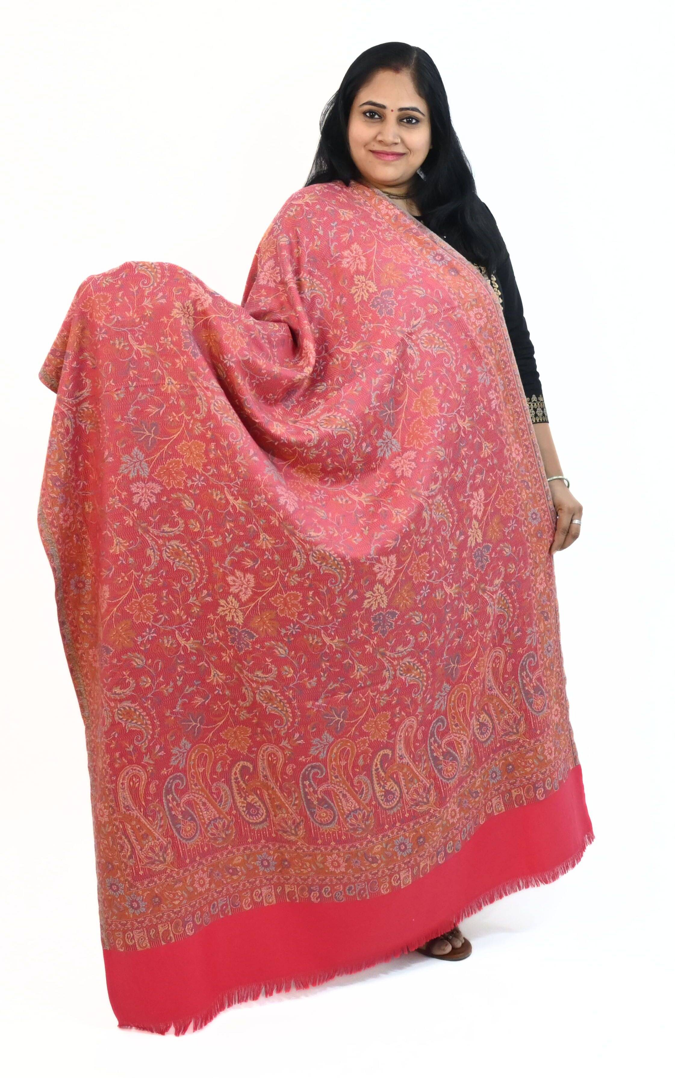 Sprha Pink Embellished Shawl - ( Pack of 1 )     			Sprha Pink Embellished Shawl - ( Pack of 1 )