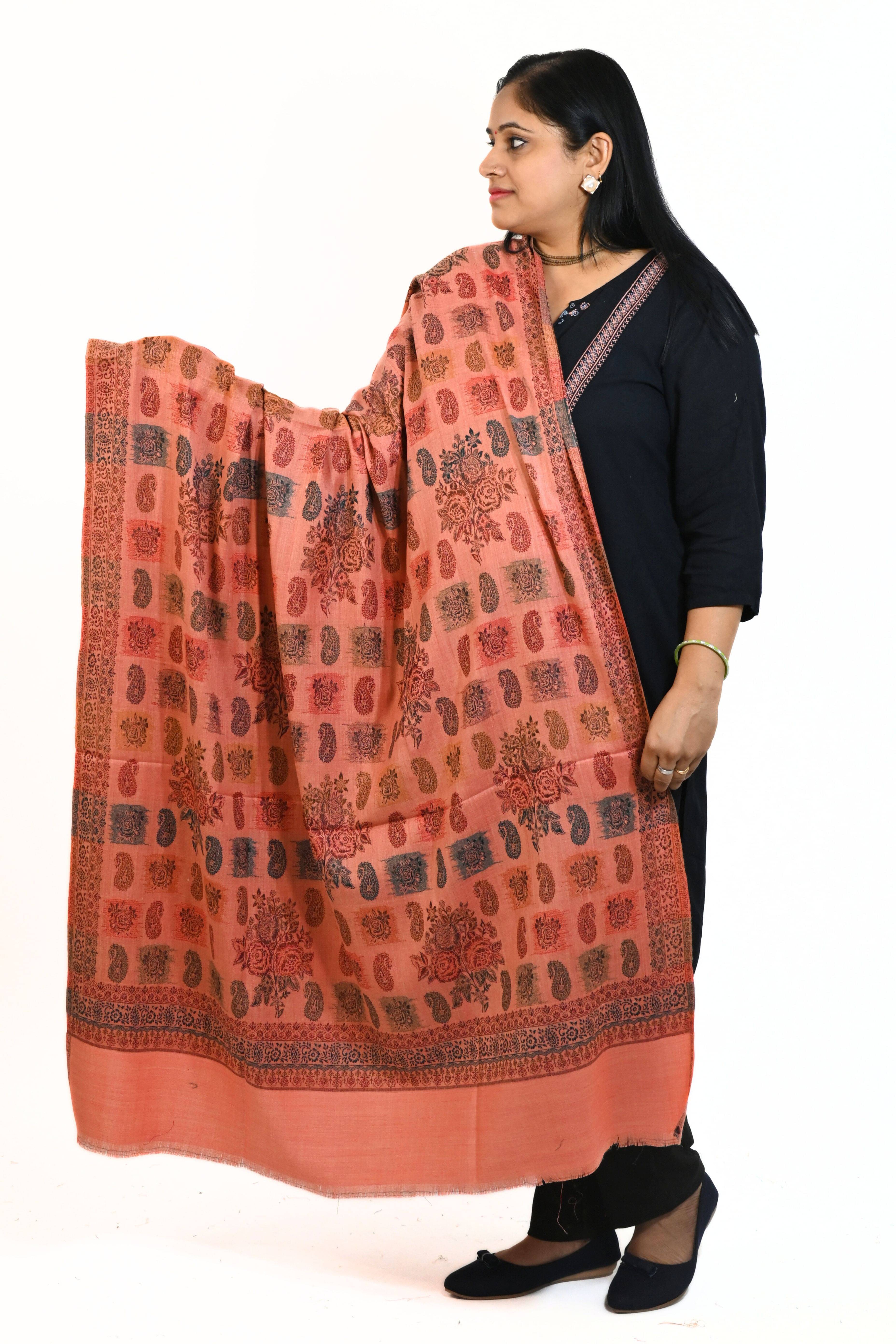 Sprha Red Printed Shawl - ( Pack of 1 ) Sprha Red Printed Shawl - ( Pack of 1 )