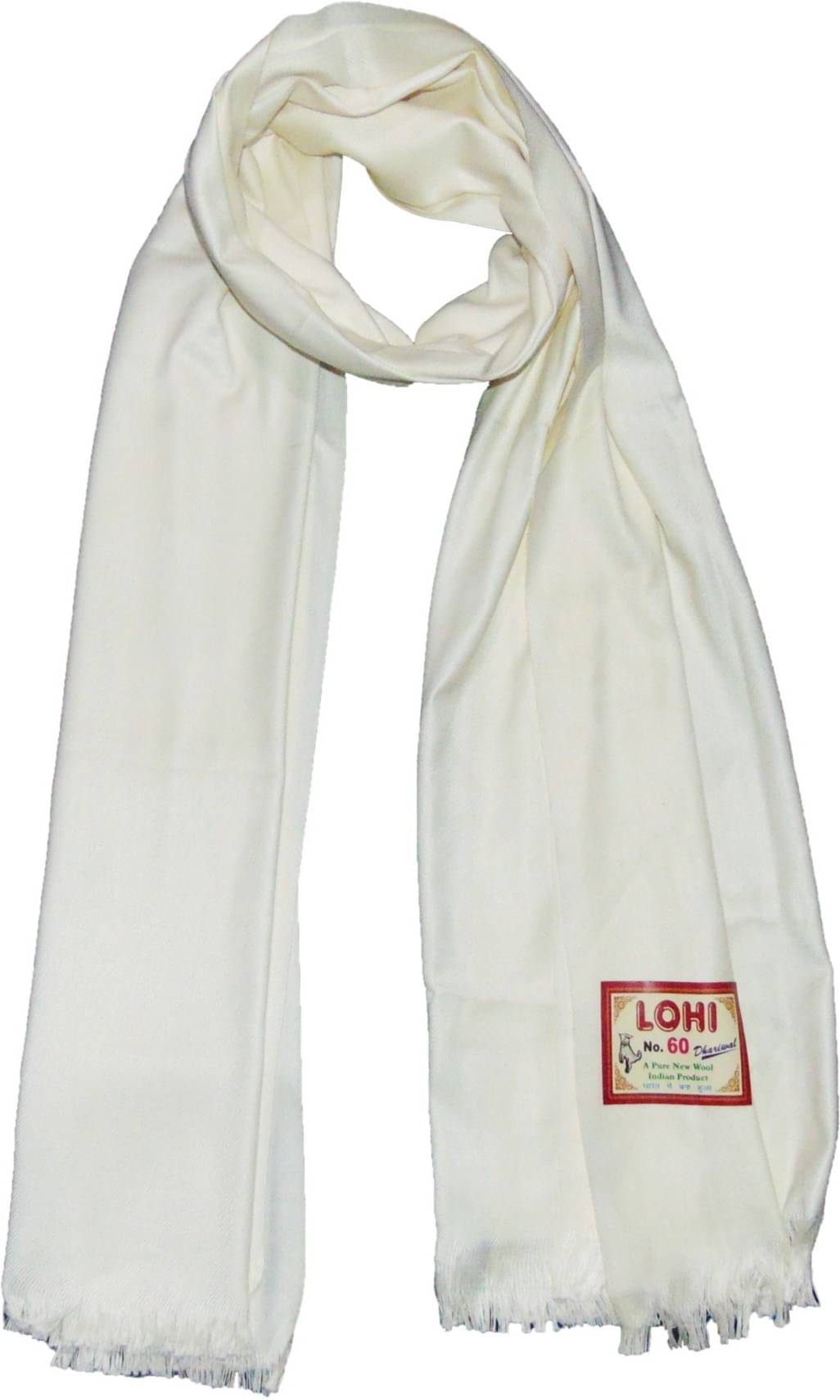 Sprha White Solid Shawl - ( Pack of 1 ) Sprha White Solid Shawl - ( Pack of 1 )