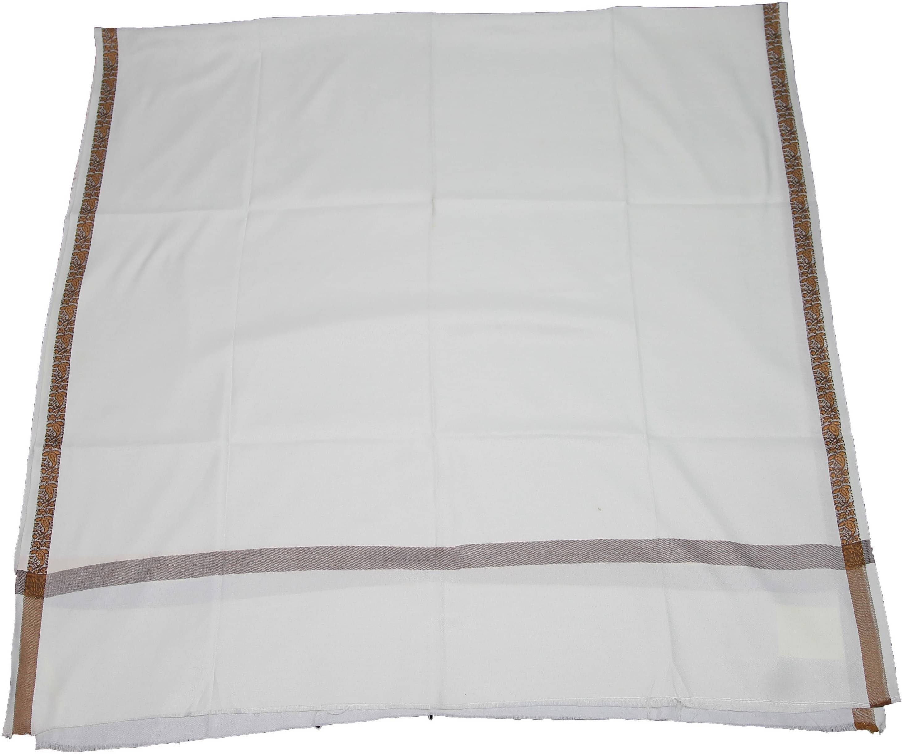     			Sprha White Striped Shawl - ( Pack of 1 )