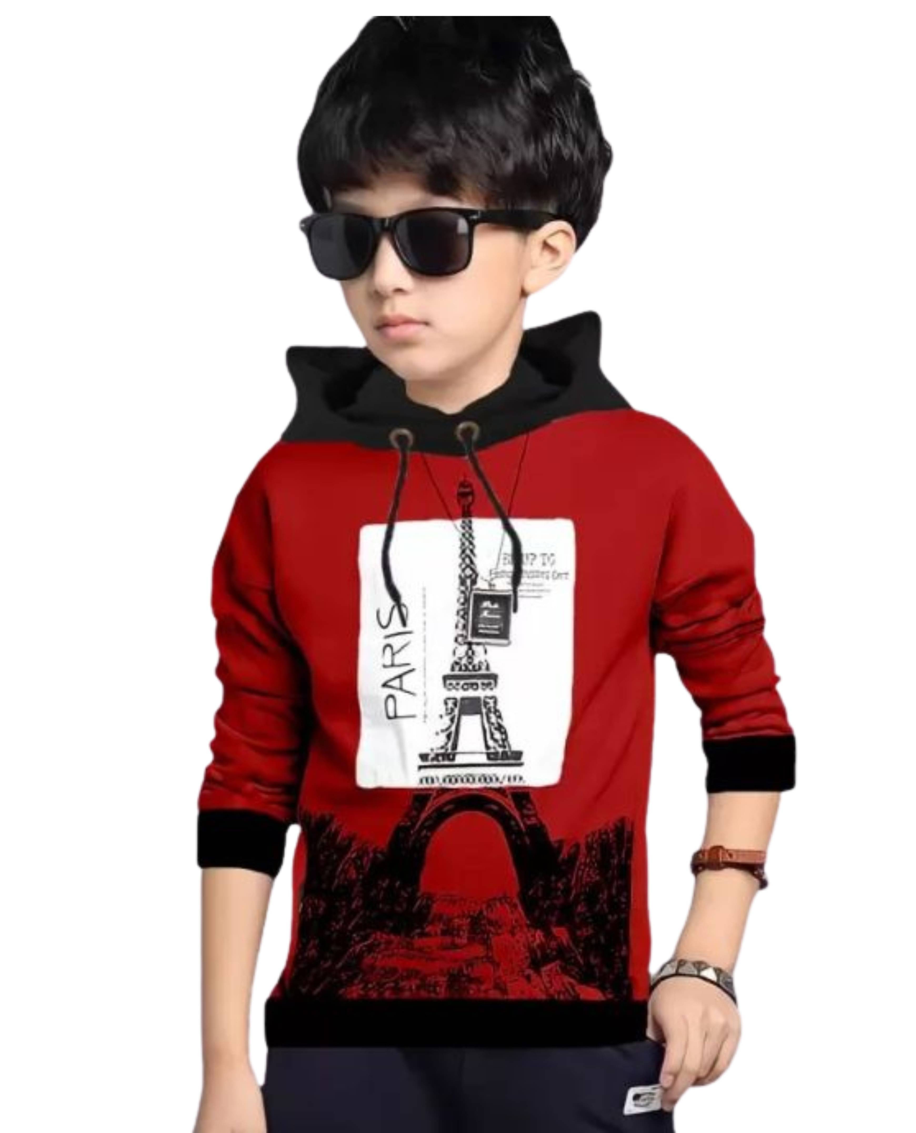     			TICOSS Pack of 1 Boys Cotton Blend T-Shirt ( Maroon )