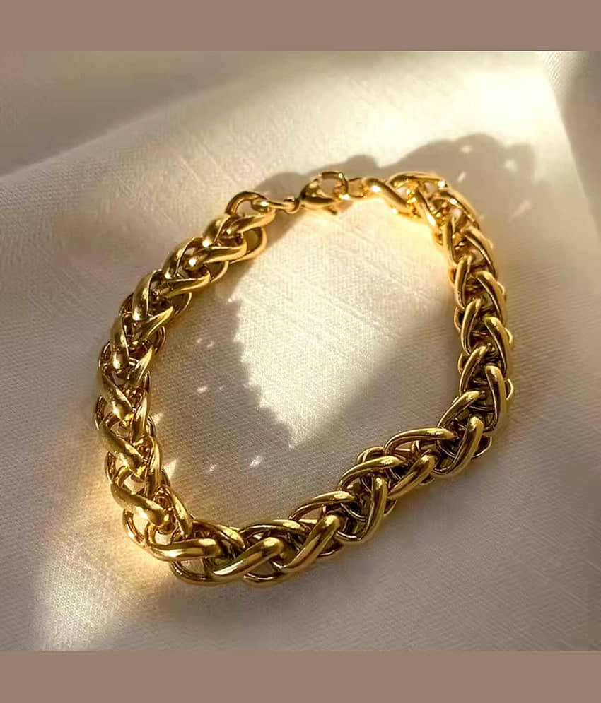 Thrillz Gold Bracelet ( Pack of 1 ) - Bangles & Bracelets | Buy online on ZillyBuy