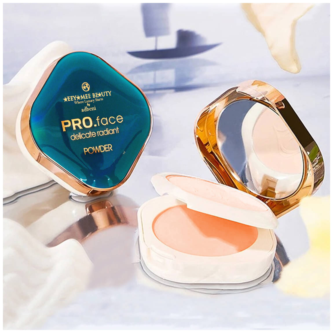     			Veeyomee Beauty Pressed Powder (Shade-01) Light 20 g