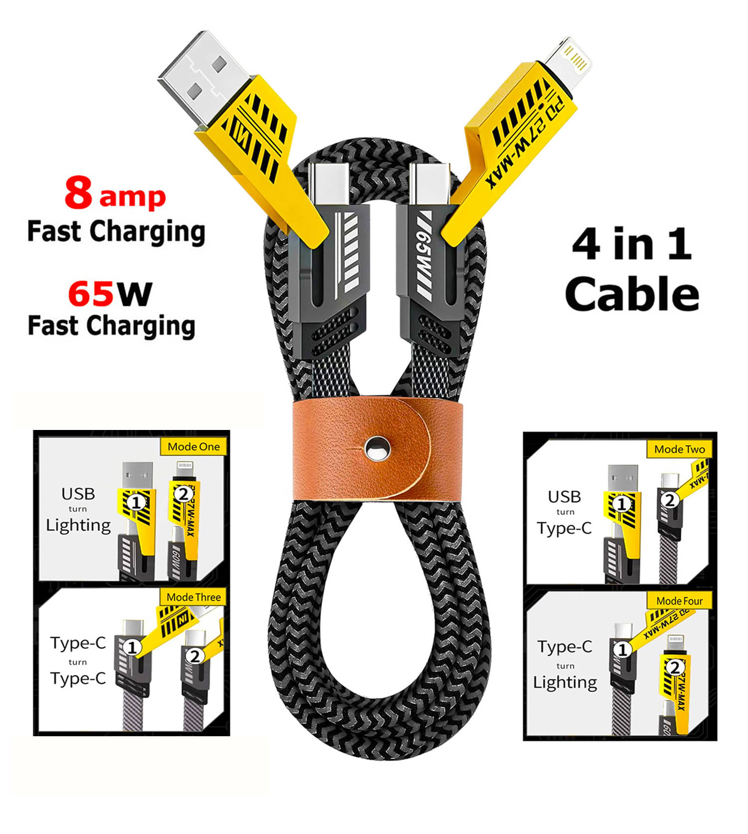 Vertical9 1.5m Data Cables Heavy Duty 8AMP Fast Charging cable - Assorted Vertical9 1.5m Data Cables Heavy Duty 8AMP Fast Charging cable - Assorted