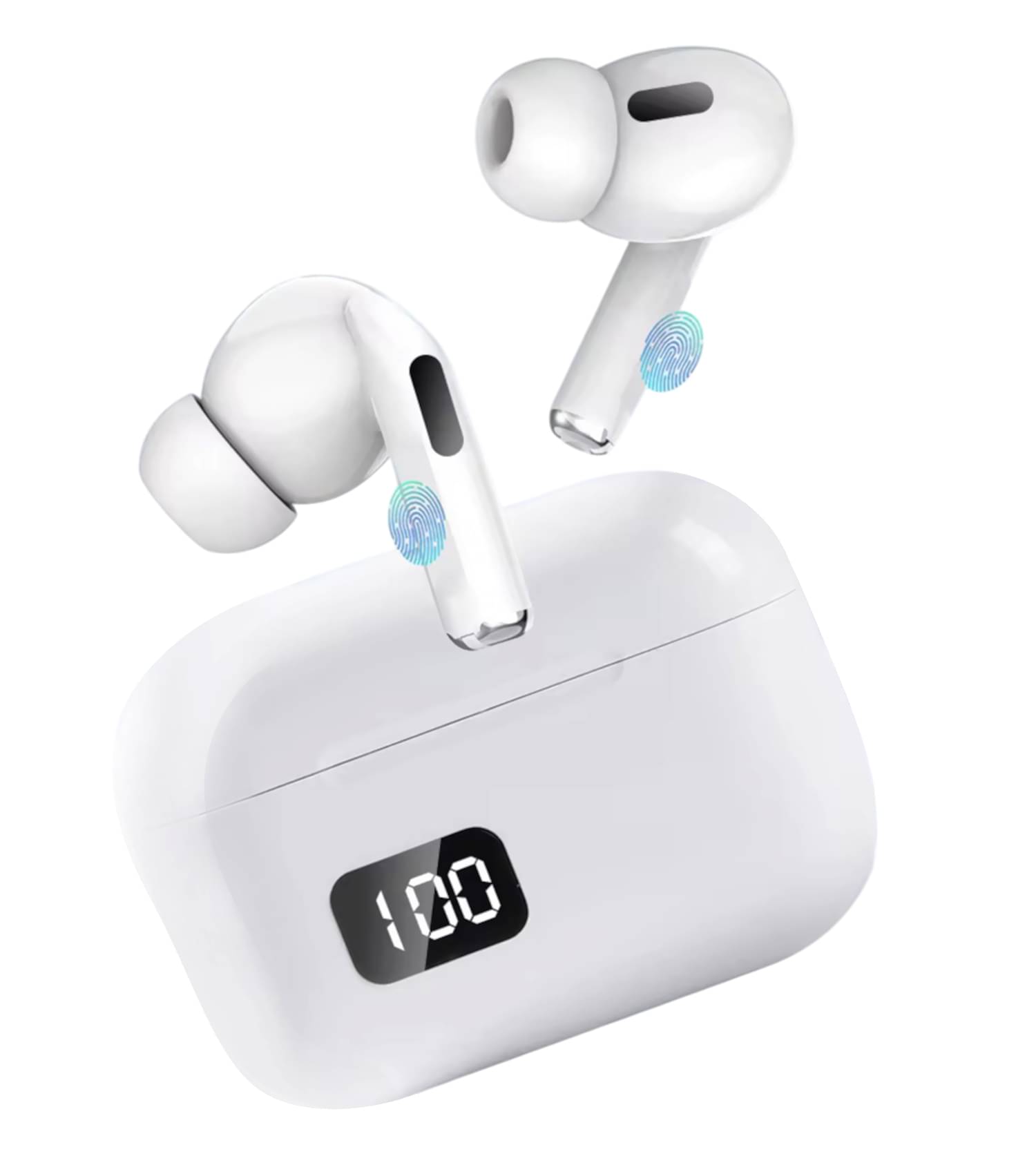     			Vertical9 LED DISPLAY 3D Sound In Ear TWS White