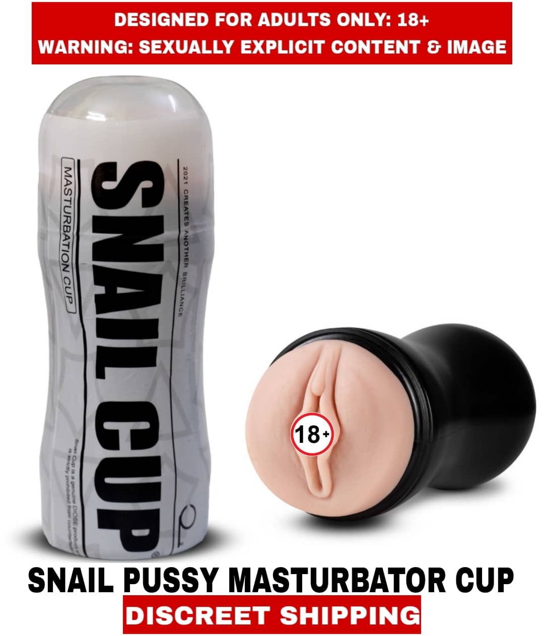 Adult Sex Toys Snail Real Pussy Silicon Masturbator Cup Fleshlight For Men
