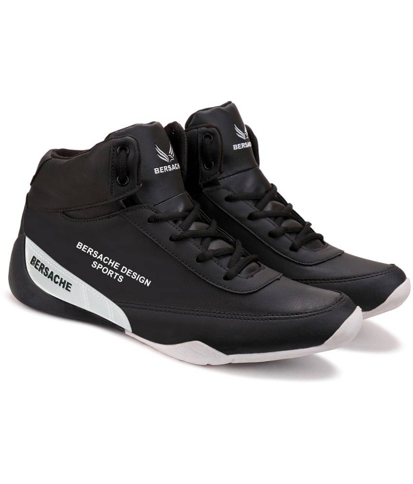 Bersache Men Casual Shoes Black Men's Outdoor Shoes Bersache Men Casual Shoes Black Men's Outdoor Shoes