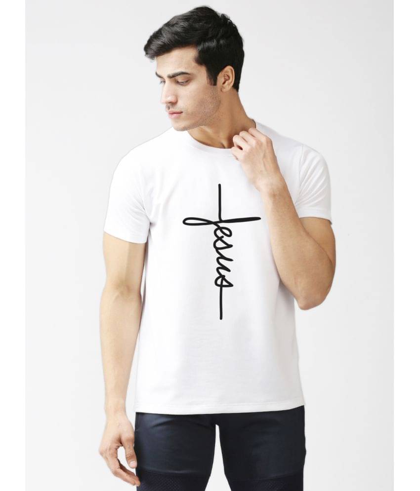 EPPE Pack of 1 Polyester Regular Fit Men's T-Shirt ( White ) EPPE Pack of 1 Polyester Regular Fit Men's T-Shirt ( White )