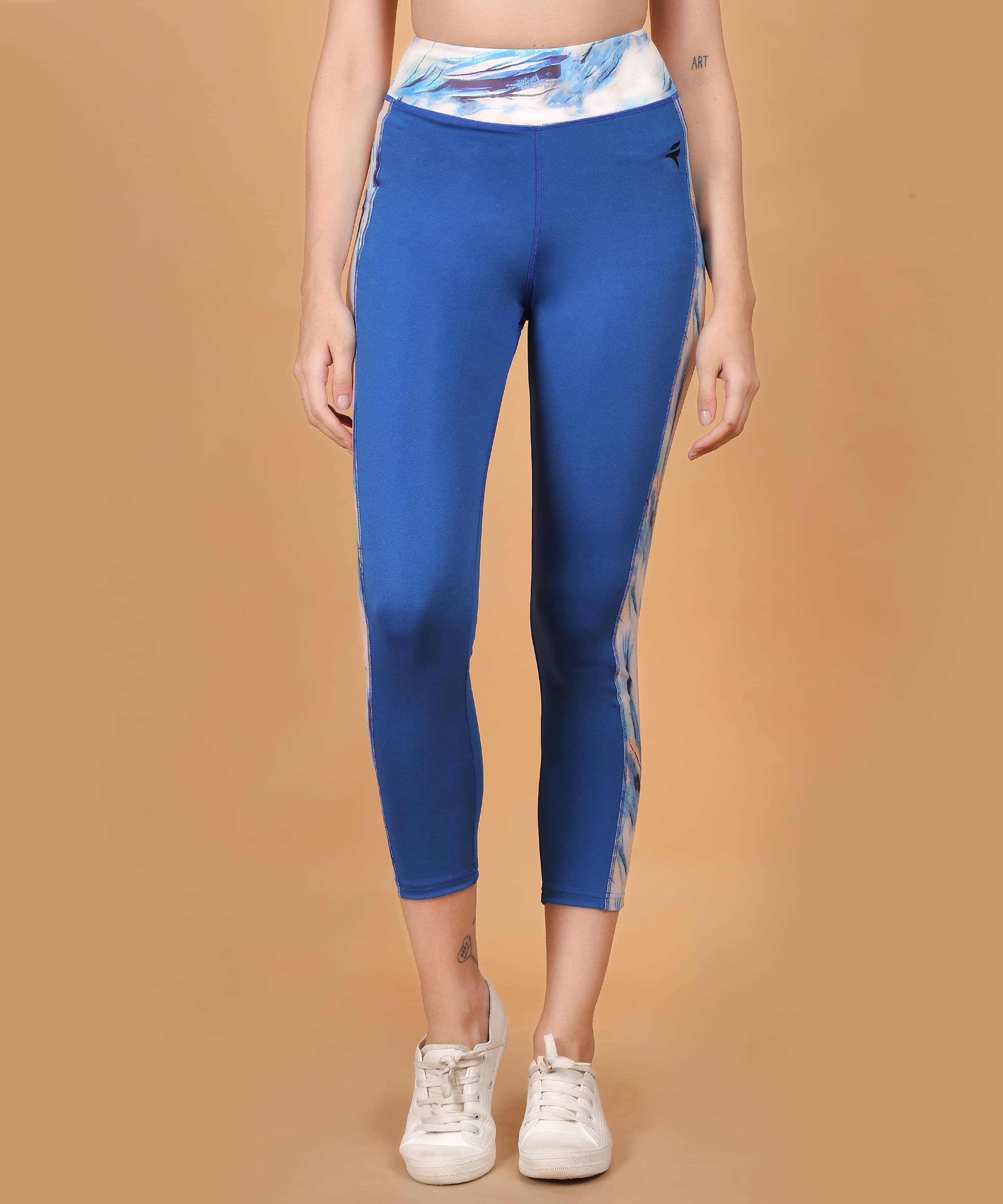     			N-Gal Multi Polyester Lycra Printed Tights - Single