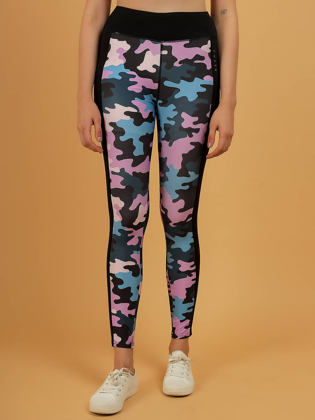     			N-Gal Multi Polyester Lycra Camouflage Tights - Single