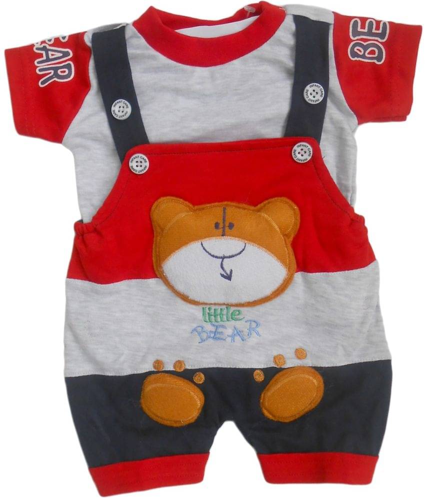     			NammaBaby Colorful Printed Dungaree for Babies