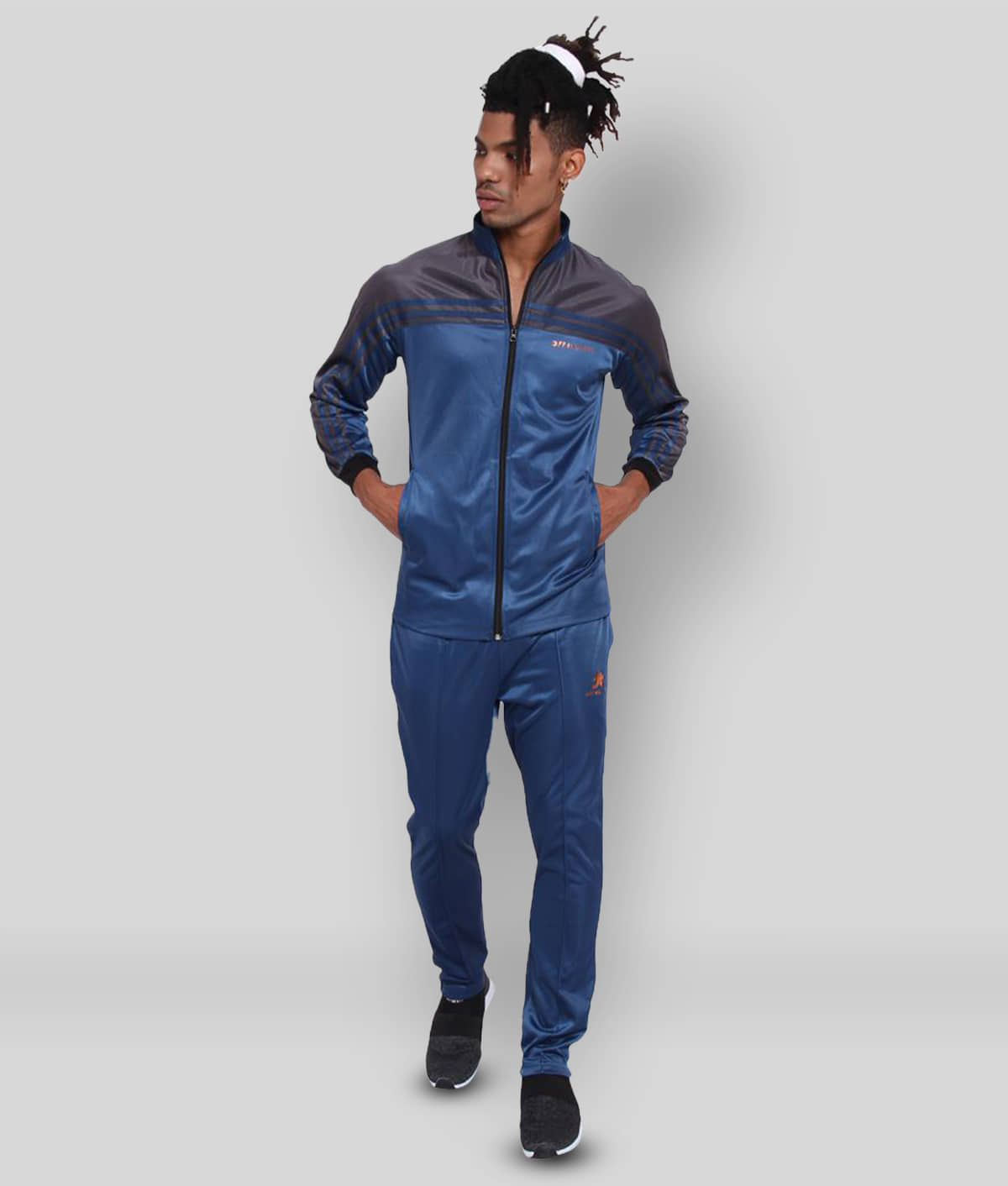 OFF LIMITS - Multicolor Polyester Regular Fit Colorblock Men's Sports Tracksuit ( Pack of 1 )