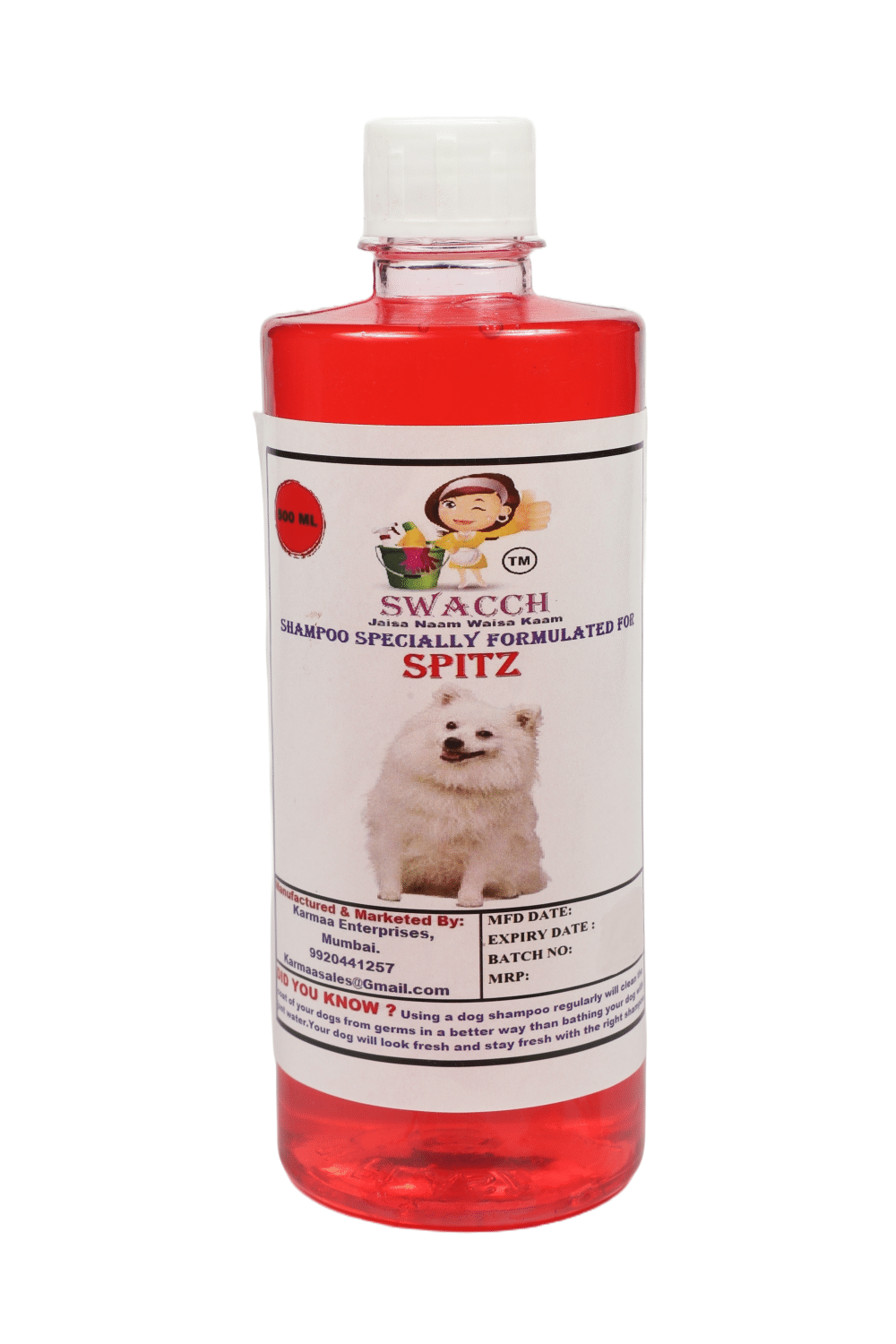 SWACCH Dog Shampoo ( 0.5 L ) SWACCH Dog Shampoo ( 0.5 L )