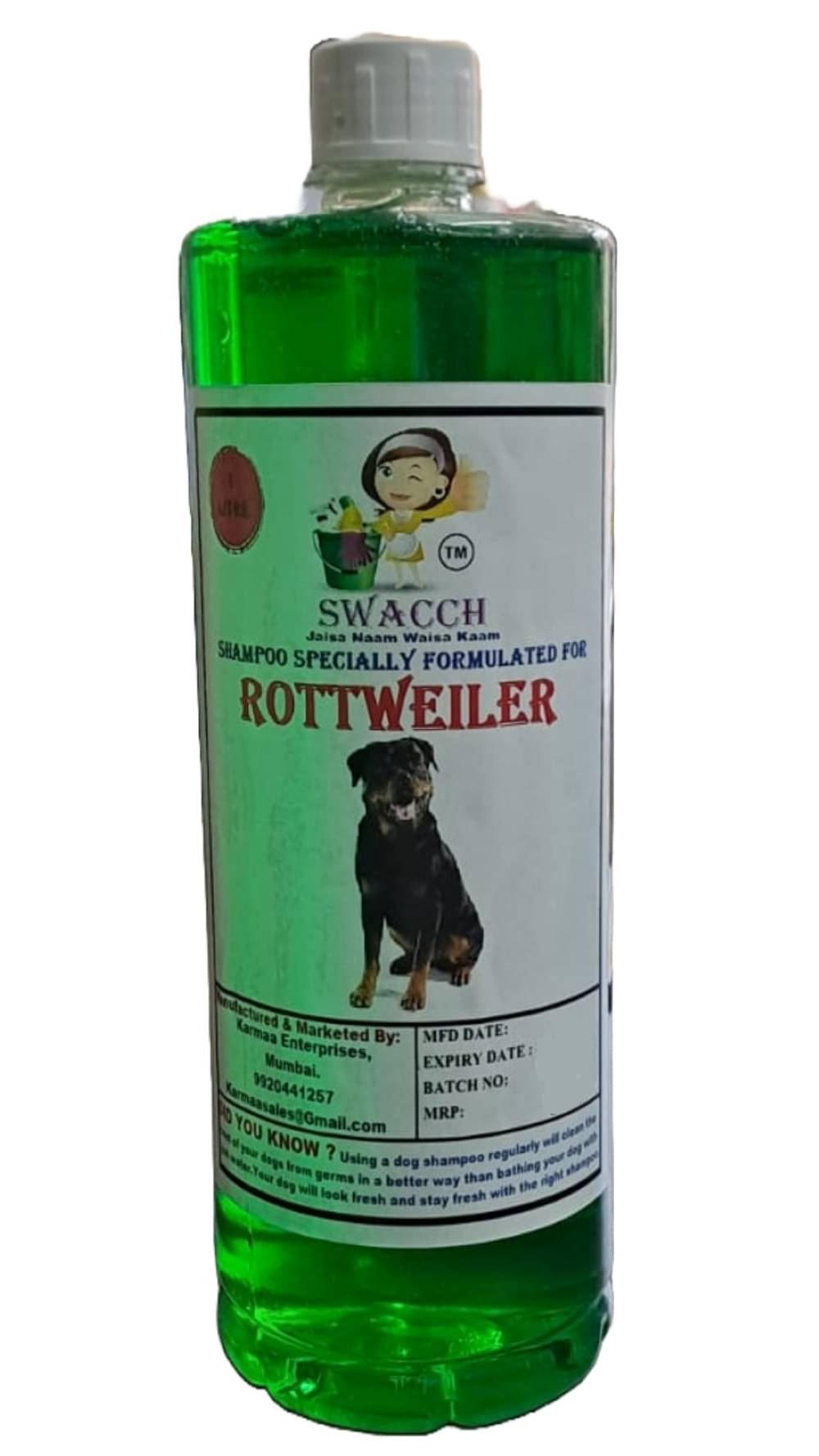SWACCH Dog Shampoo ( 1 L ) SWACCH Dog Shampoo ( 1 L )