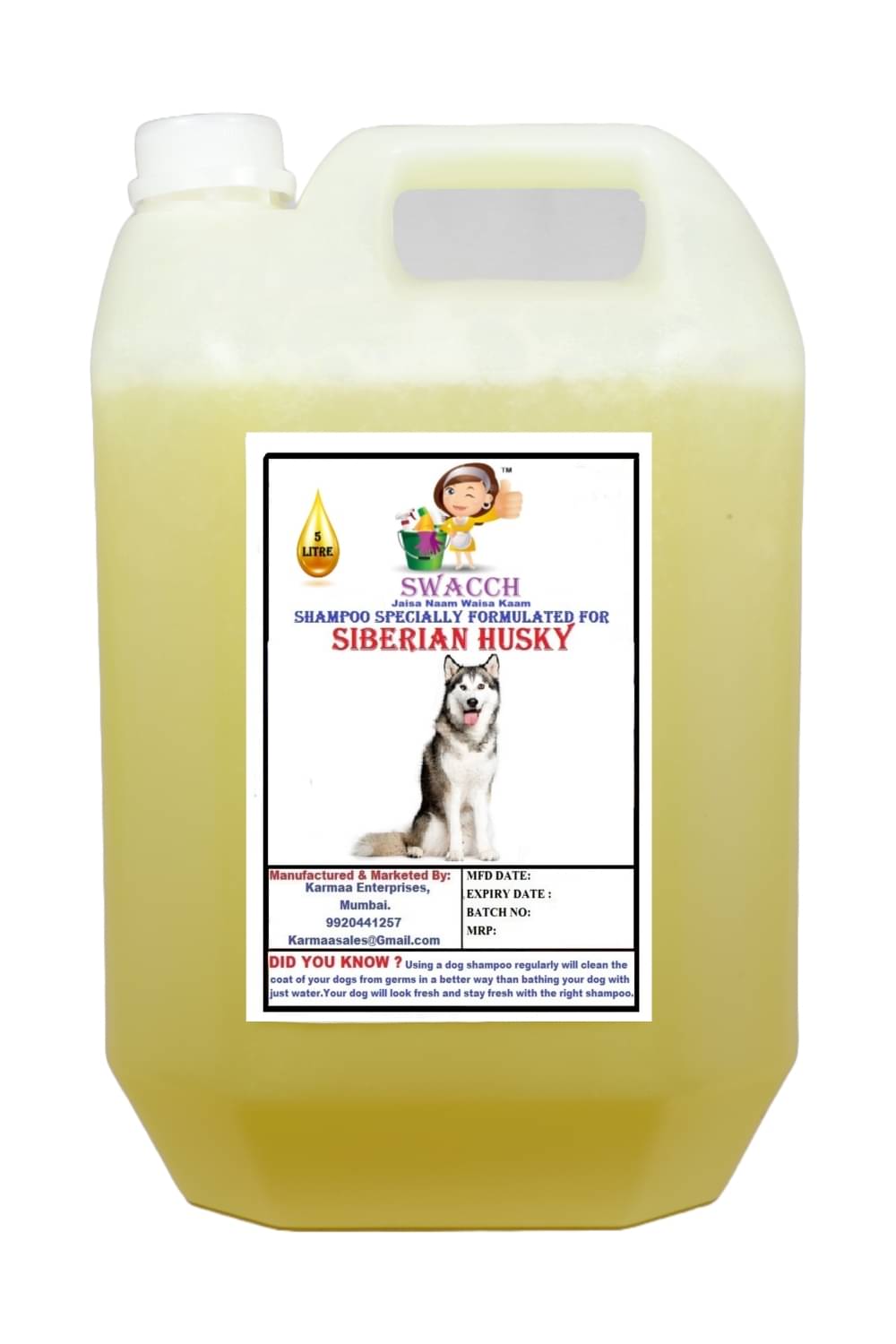 SWACCH Dog Shampoo ( 5 L ) SWACCH Dog Shampoo ( 5 L )