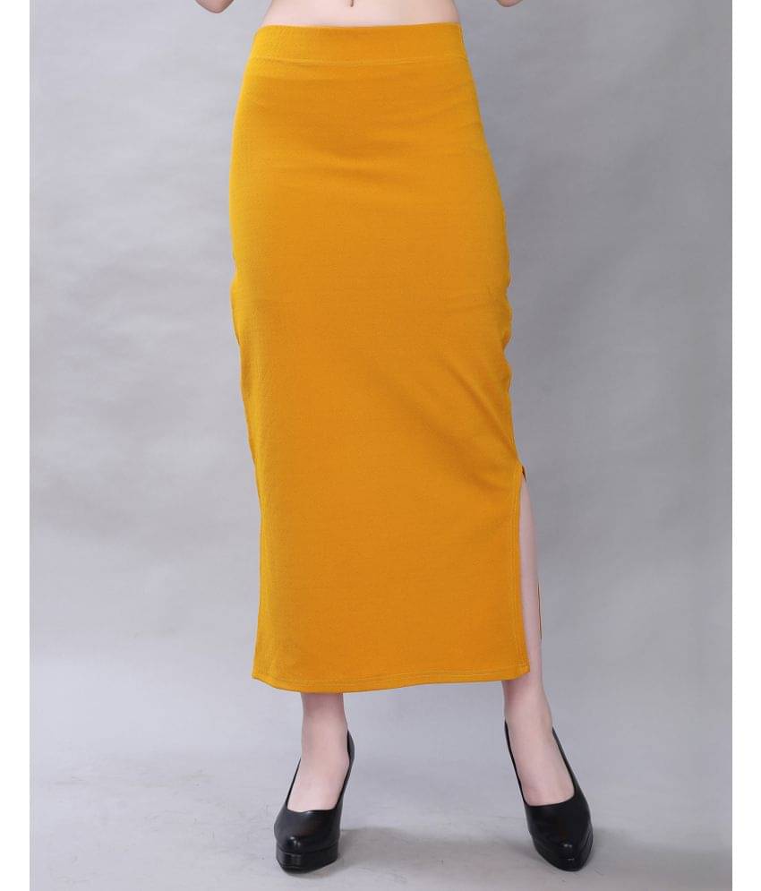 Selvia Yellow Lycra Petticoat - Single Selvia Yellow Lycra Petticoat - Single