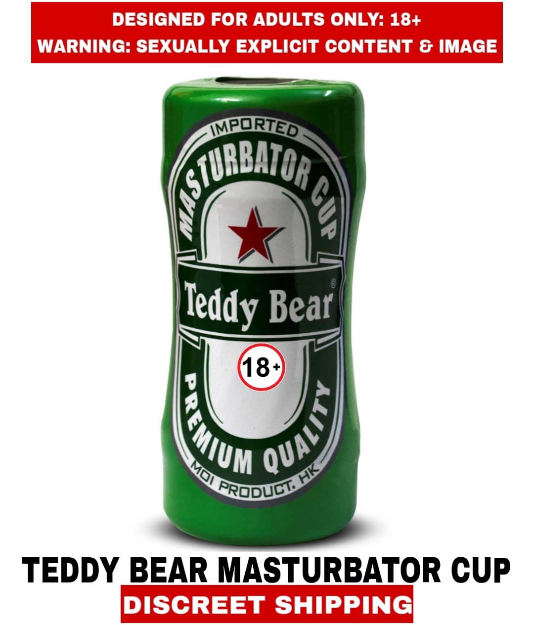 Sexual Wellness  Men's Sex Toys Teddy Bear Pussy Masturbator Cup Fleshlight For Men