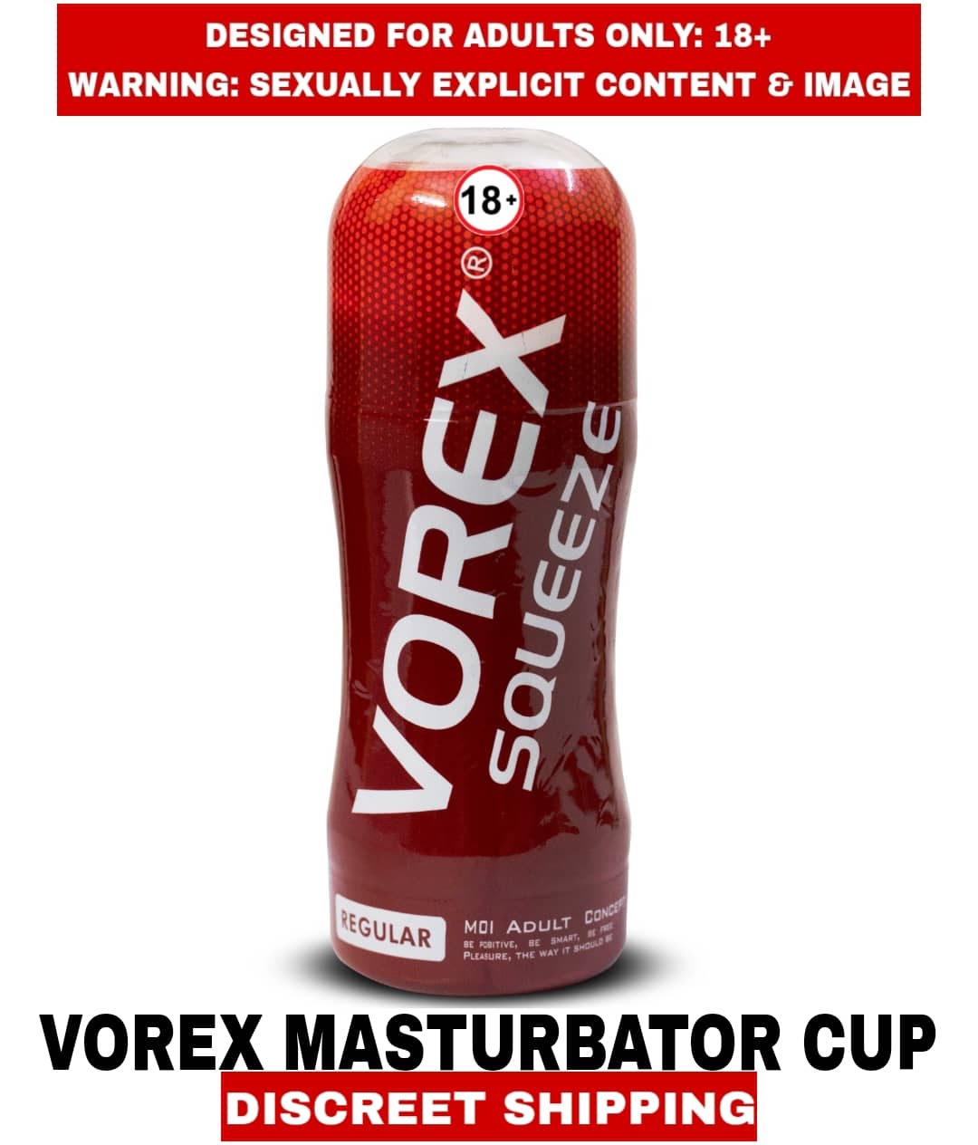 Sexual Wellness  Men's Sex Toys Vorex Squeeze  Pussy Masturbator Cup Fleshlight For Men