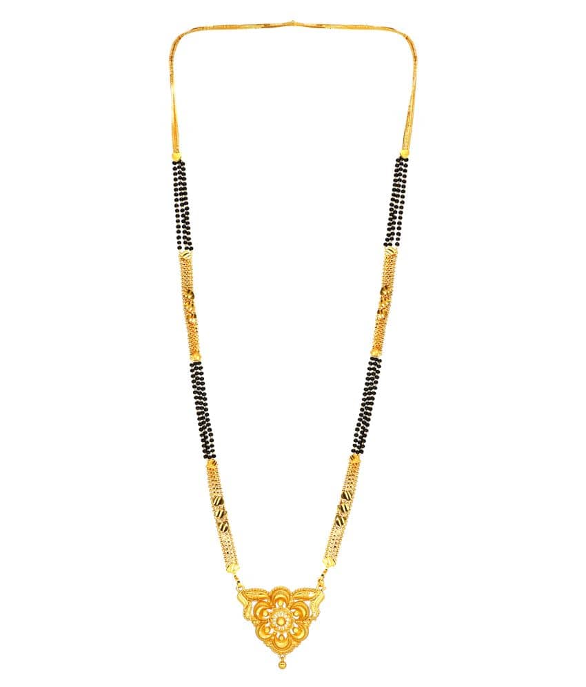 Shankhraj Mall Gold Plated Letest & Designer Mangalsutra For Women-100245