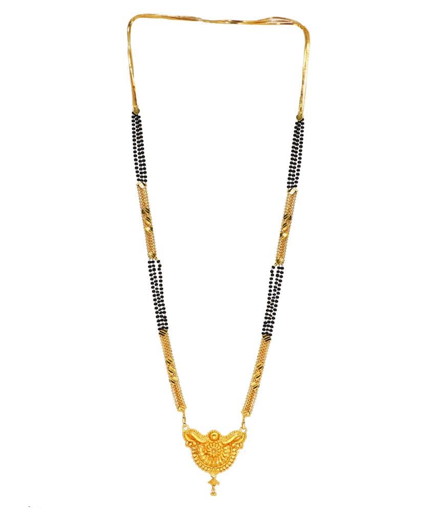 Shankhraj Mall Gold Plated Letest & Designer Mangalsutra For Women-100243