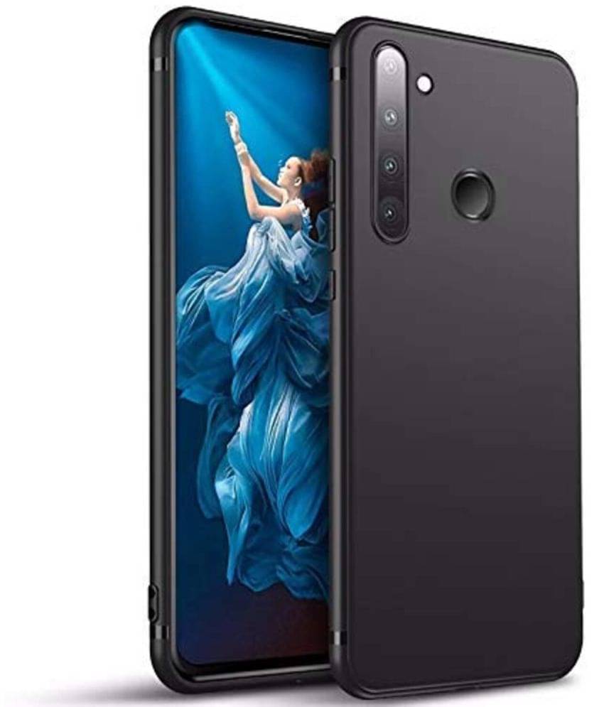 Spectacular Ace - Black Silicon Plain Cases Compatible For Realme 5 ( Pack of 1 )     			Spectacular Ace - Black Silicon Plain Cases Compatible For Realme 5 ( Pack of 1 )