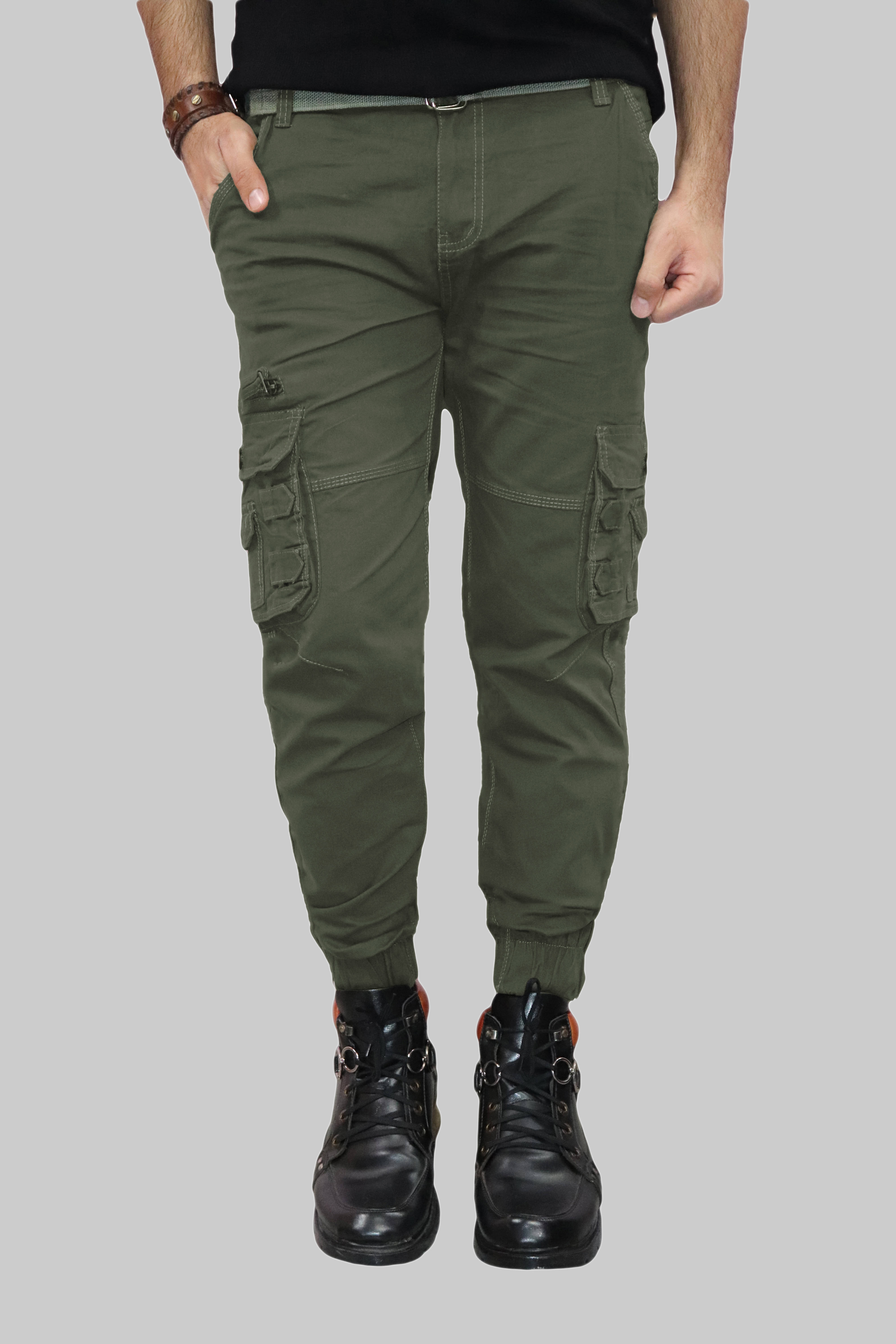     			Urban Legends Regular Flat Men's Joggers - Dark Green ( Pack of 1 )
