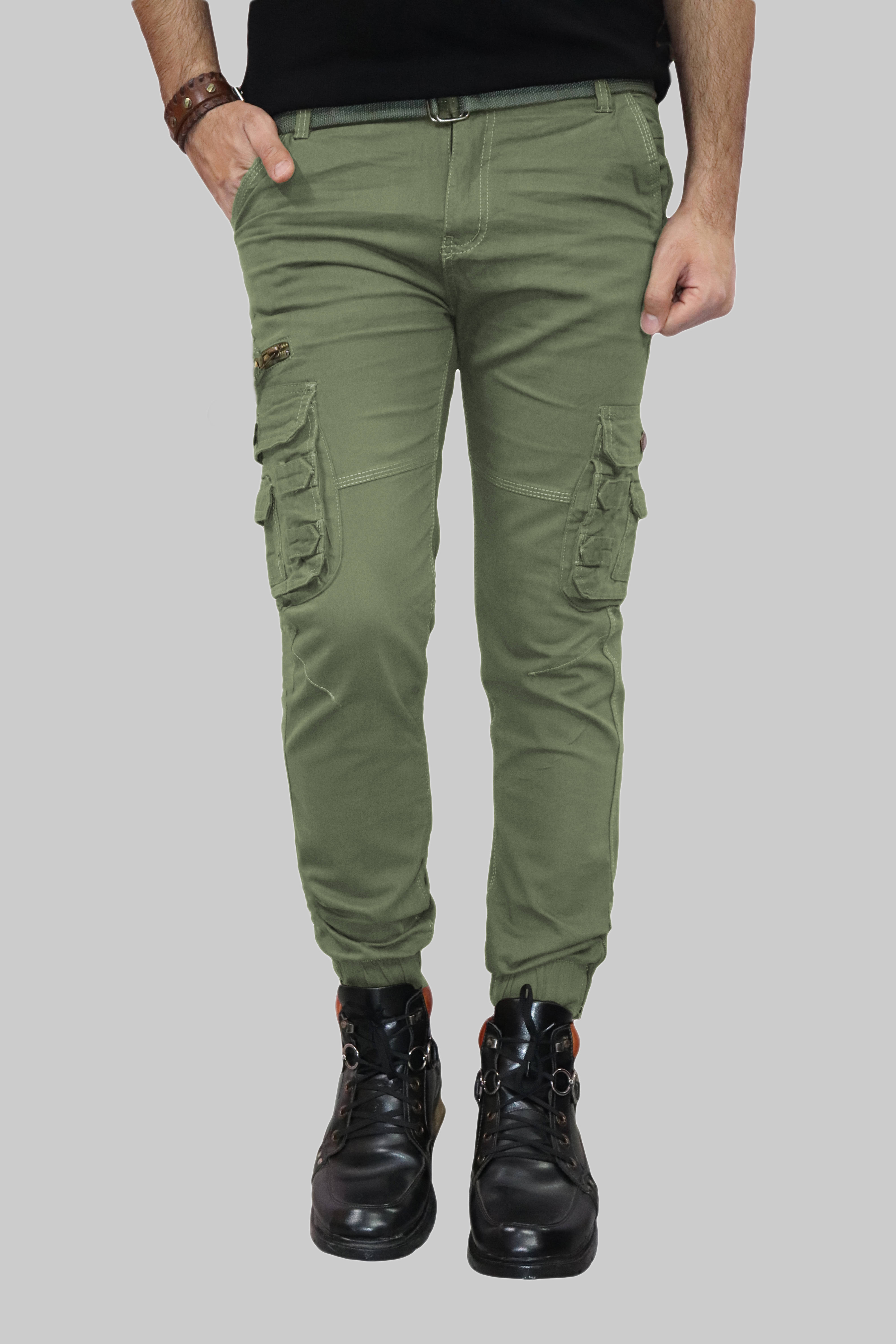    			Urban Legends Regular Flat Men's Joggers - Green ( Pack of 1 )
