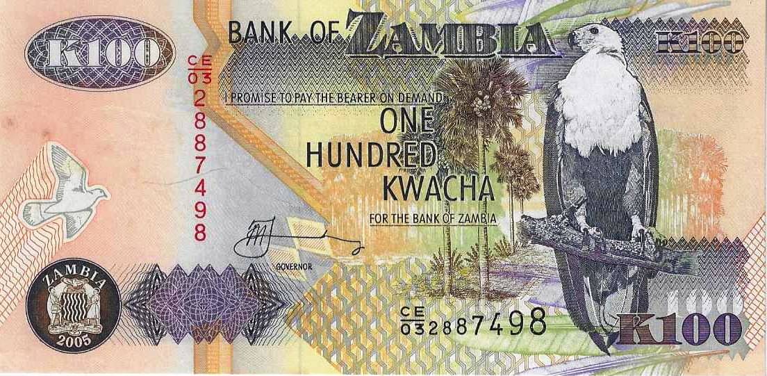     			Zambia Kwacha Collection Type UNC