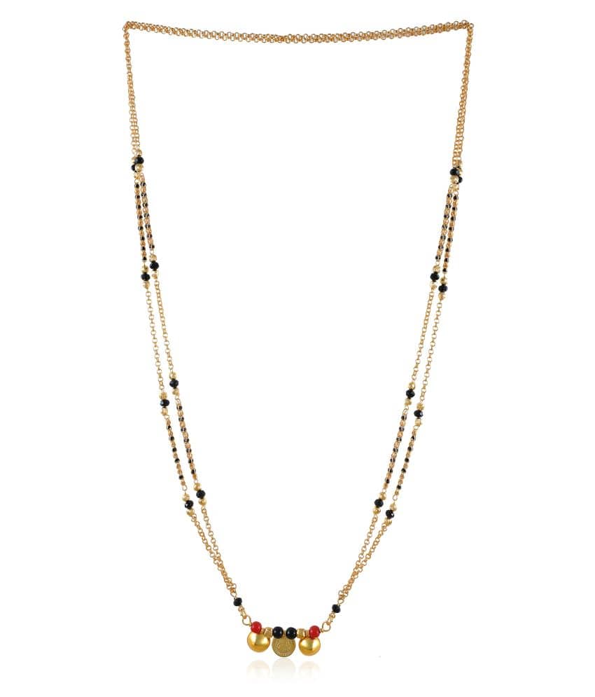 shankhraj mall Gold Plated Letest & Designer VATI Mangalsutra For Women-(100504 100493 100420)-100505