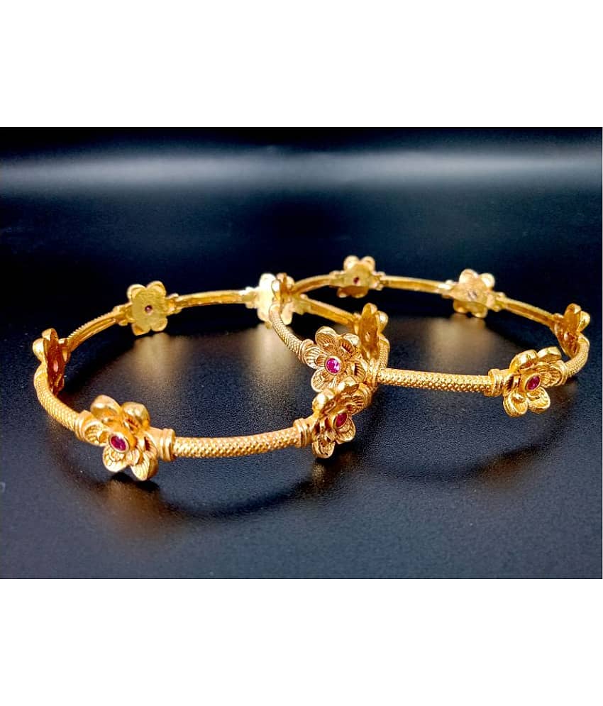 shankhraj mall Traditional Gold Plated Designer Bangles Jewellery For Women / Girls-100349 - Bangles & Bracelets | Buy online on ZillyBuy