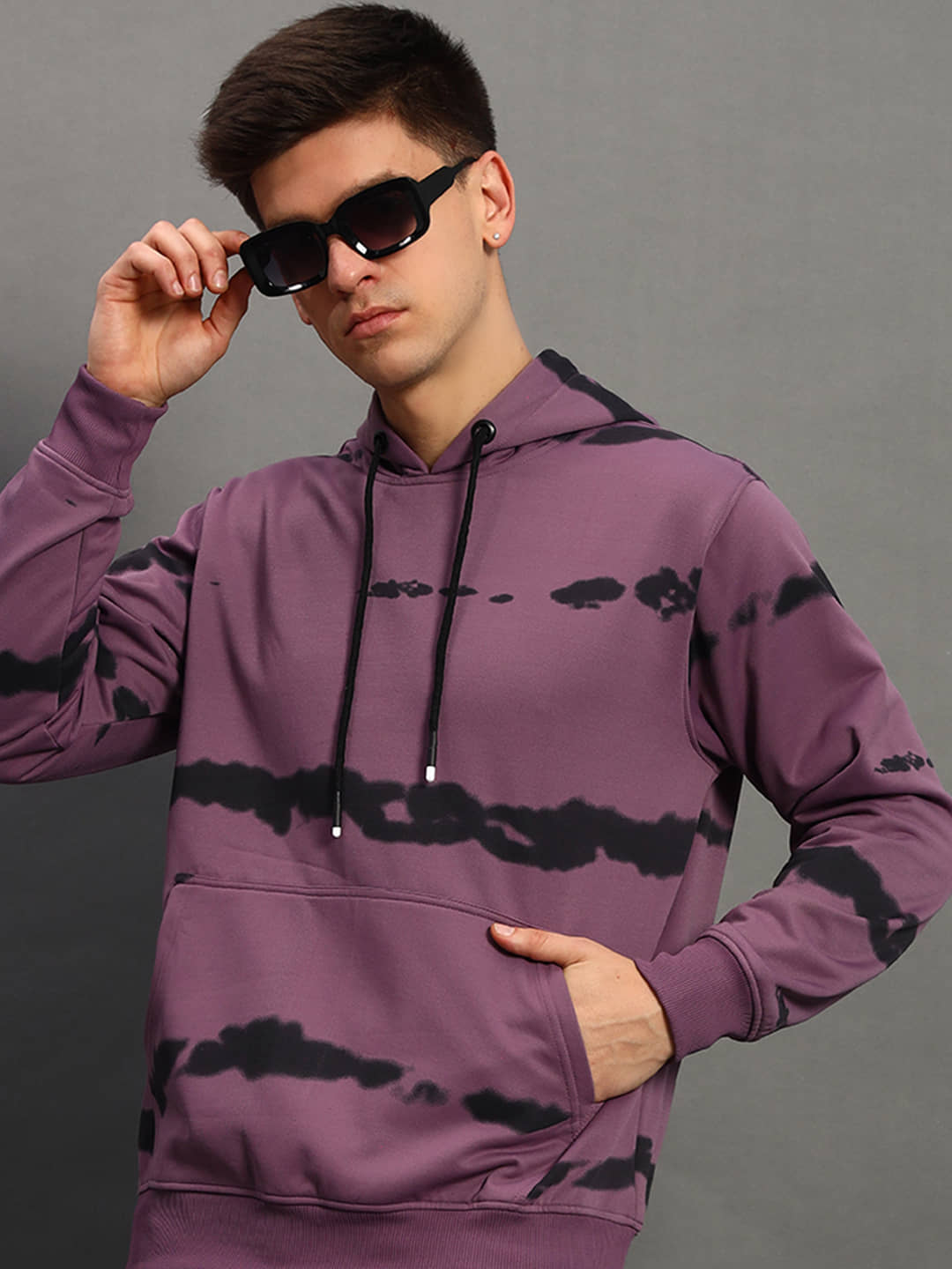 stelvin Cotton Blend Hooded Men's Sweatshirt - Olive ( Pack of 1 )