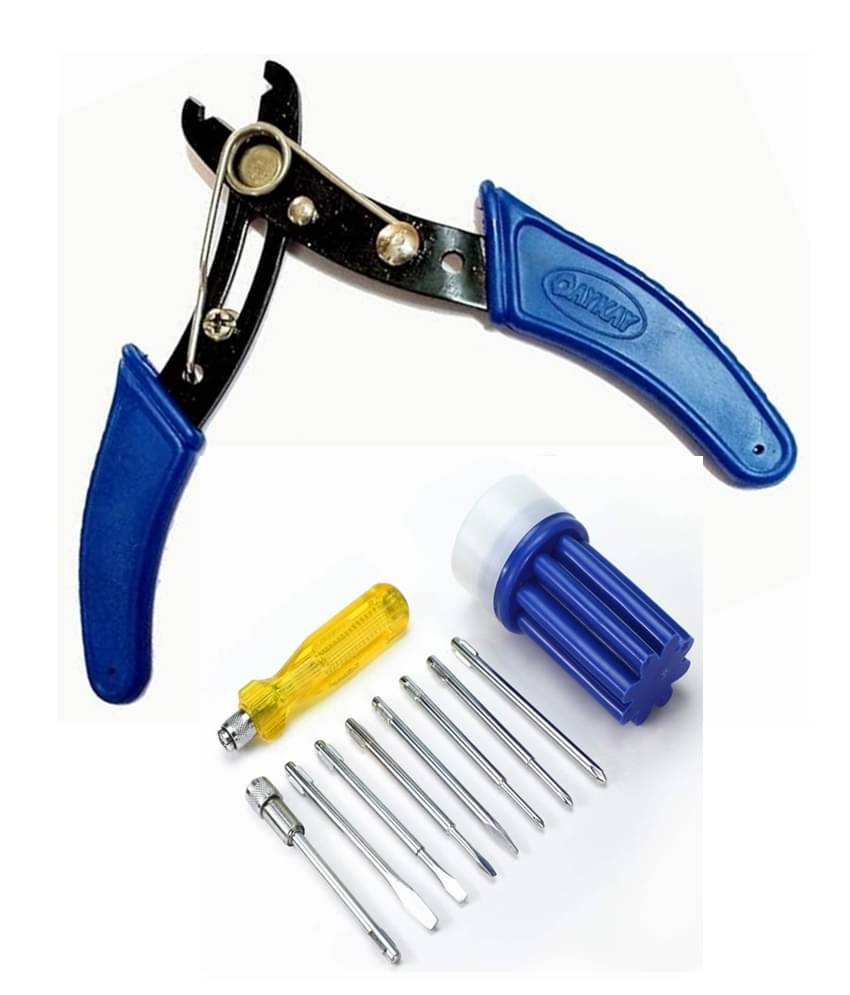 8 in 1 Heavy Duty Screwdriver Kit and Wire Stripper & Cutter Oaykay Tools 8 in 1 Heavy Duty Screwdriver Kit and Wire Stripper & Cutter Oaykay Tools
