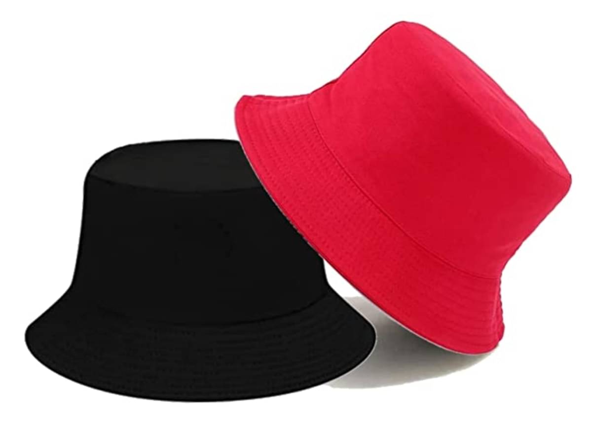 BAYEMA Pack of 2 Cotton Men's Hat ( Multiciolor 2 ) BAYEMA Pack of 2 Cotton Men's Hat ( Multiciolor 2 )