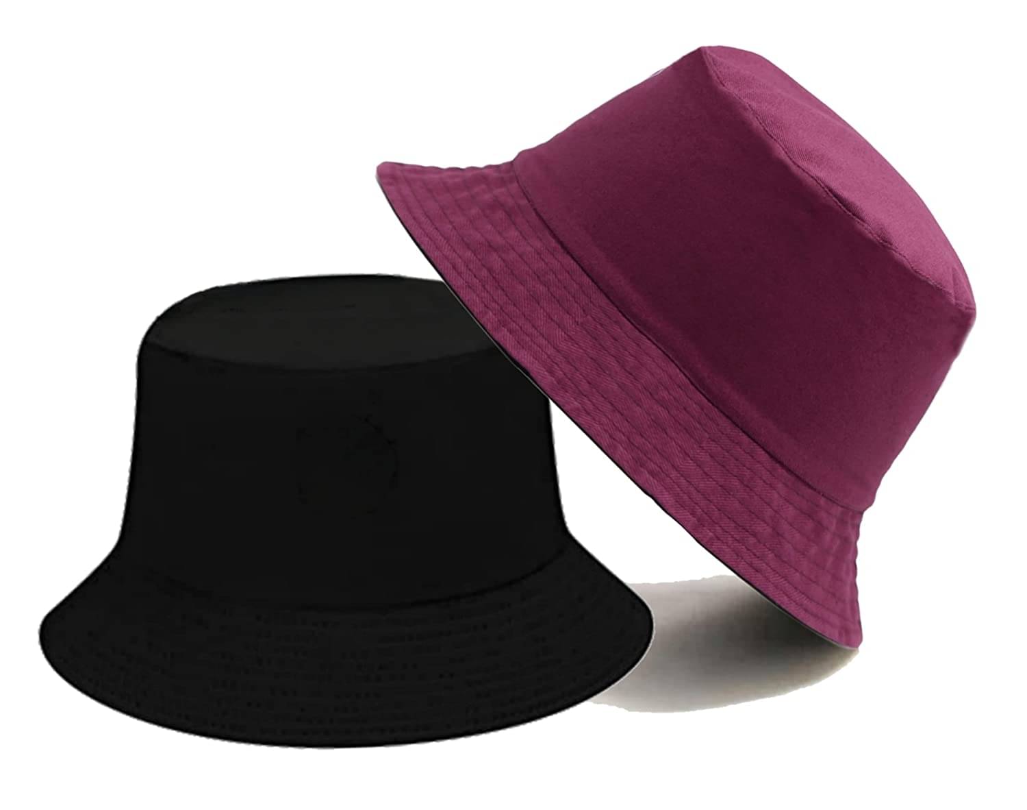 BAYEMA Pack of 2 Cotton Men's Hat ( Multiciolor 5 ) BAYEMA Pack of 2 Cotton Men's Hat ( Multiciolor 5 )