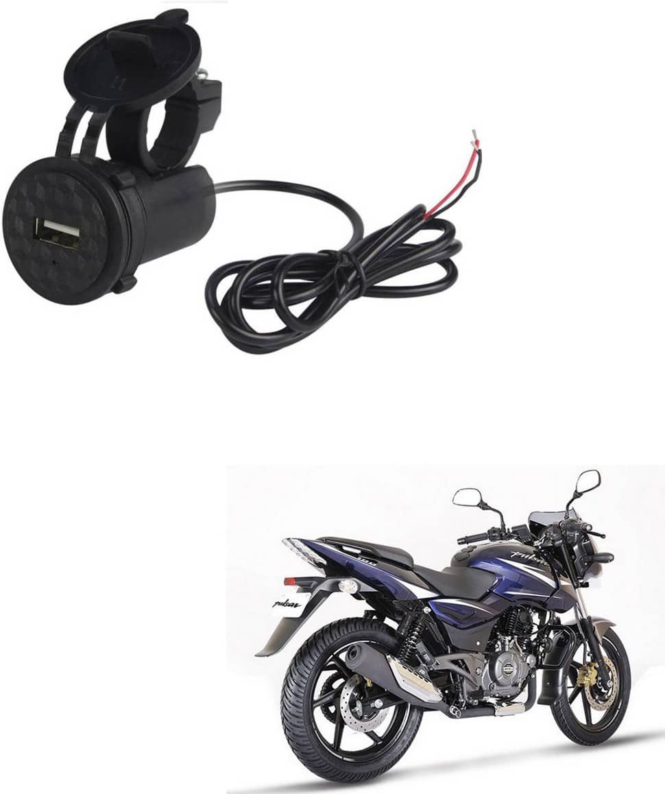 Bajaj All Bike Model Black USB  Bike Charger