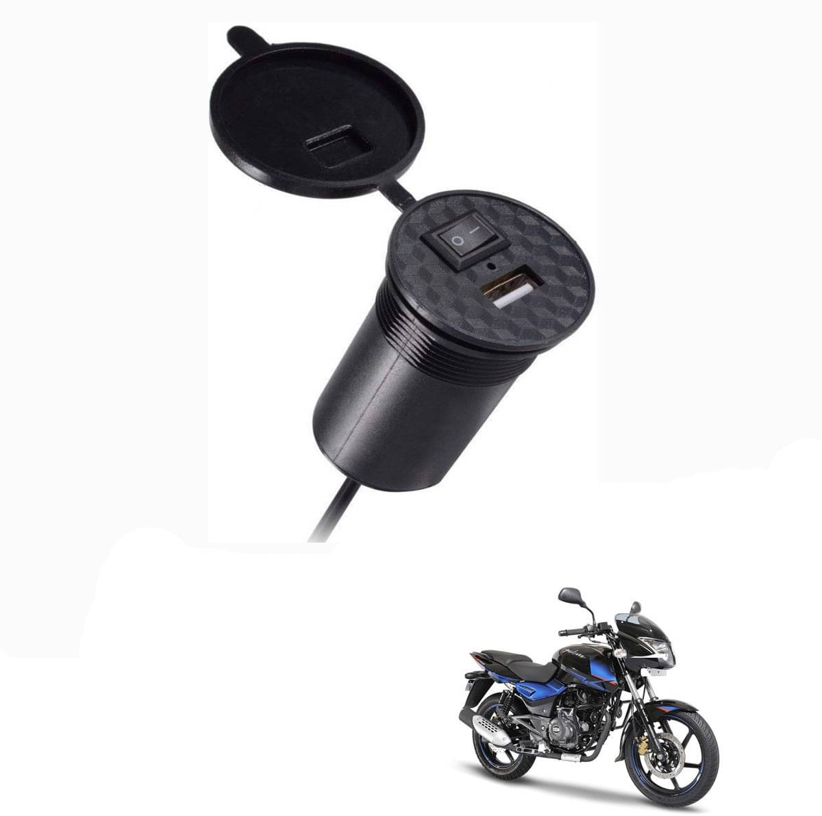     			BajajPulsar 150 DTS-i Black USB  Bike Charger