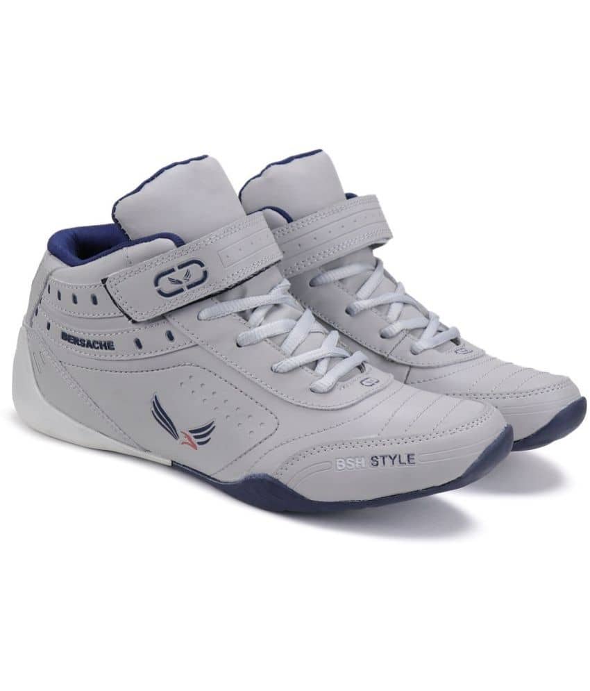 Bersache White Men's Sports Running Shoes - Sports Shoes | Buy online on ZillyBuy