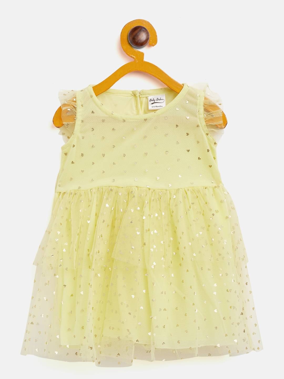 Camey Polyester Frock For Girls ( Pack of 1 , Yellow ) Camey Polyester Frock For Girls ( Pack of 1 , Yellow )
