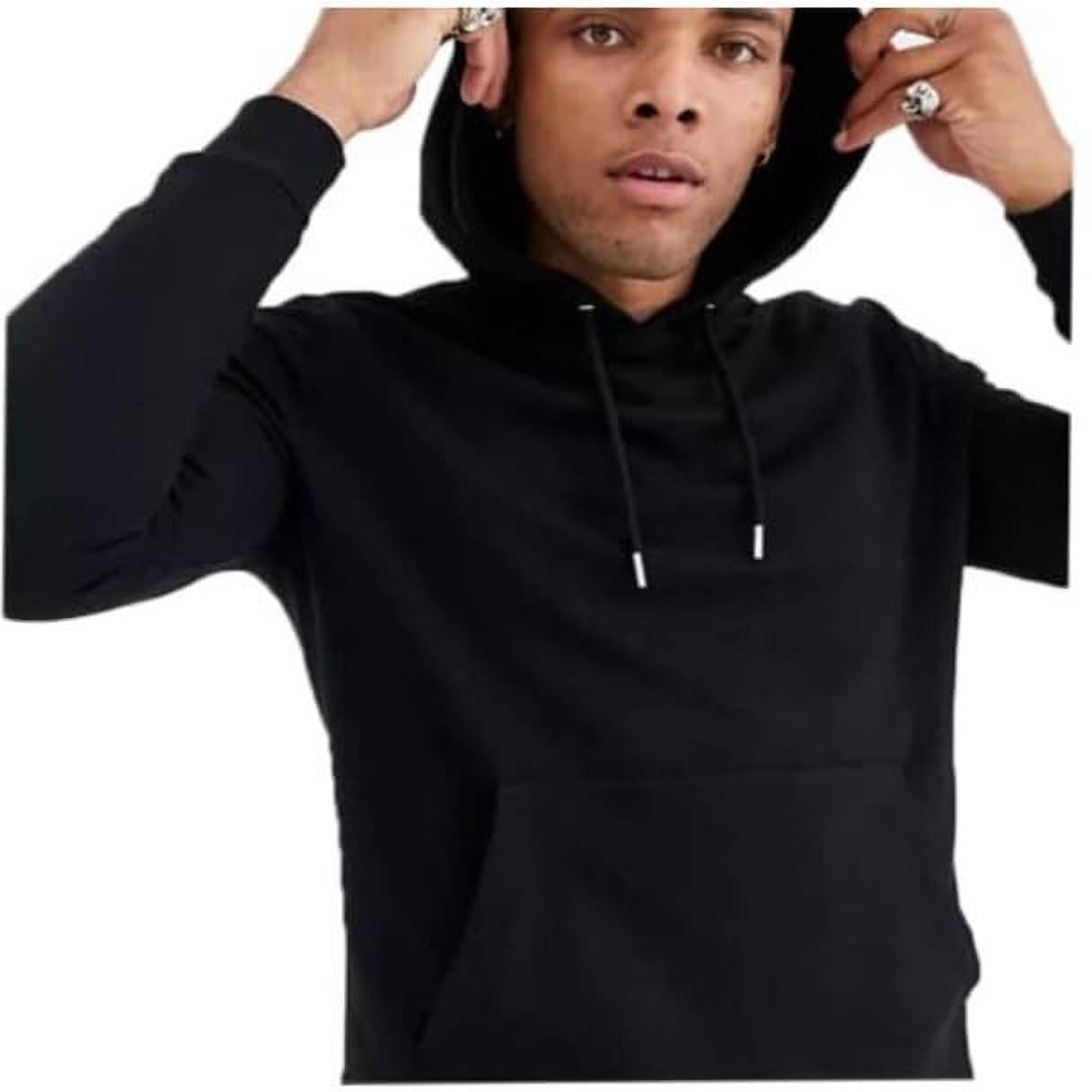 Comio Cotton Blend Hooded Men's Sweatshirt - Black ( Pack of 1 )     			Comio Cotton Blend Hooded Men's Sweatshirt - Black ( Pack of 1 )