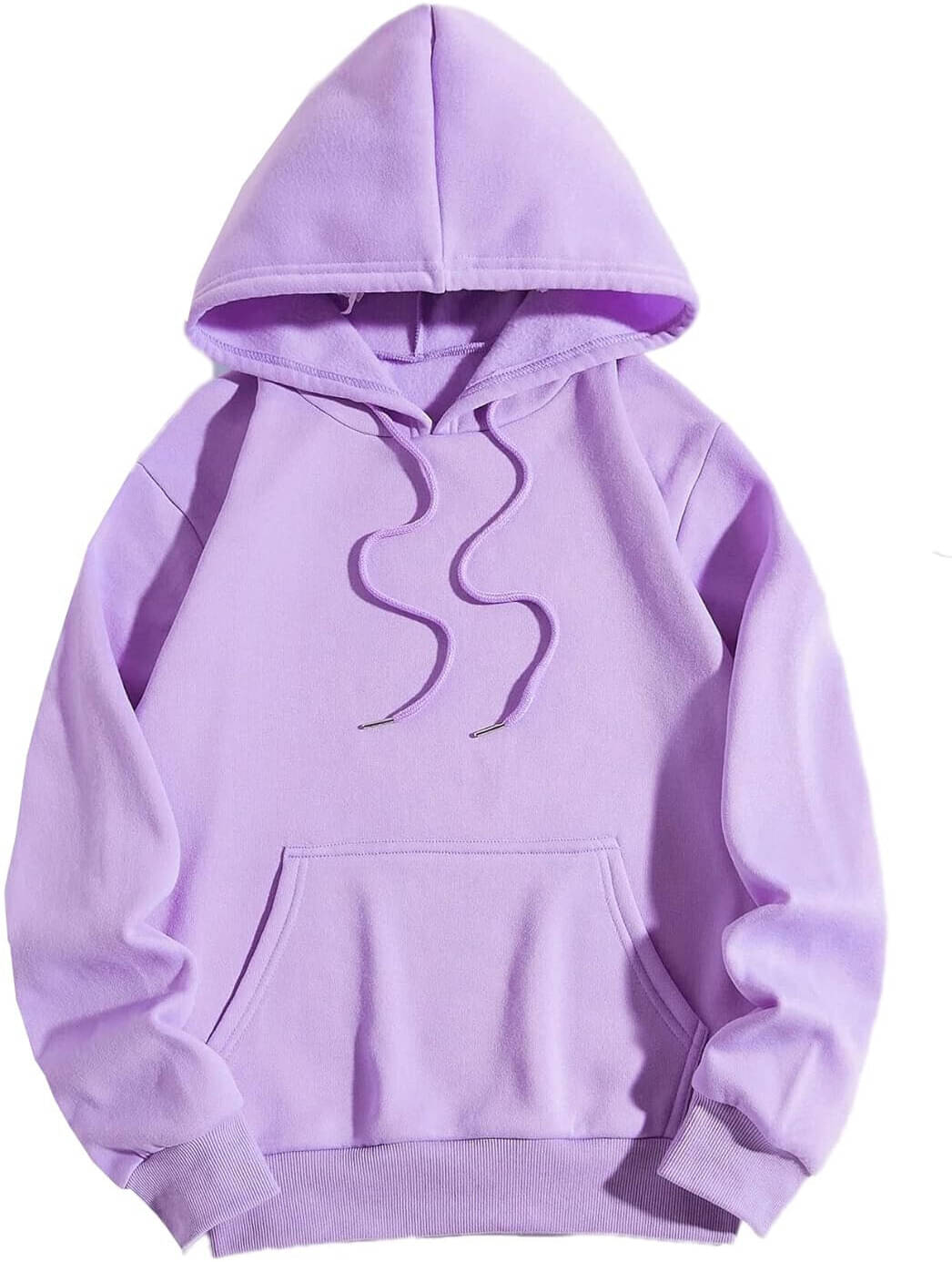     			Comio Cotton Blend Hooded Men's Sweatshirt - Lavender ( Pack of 1 )