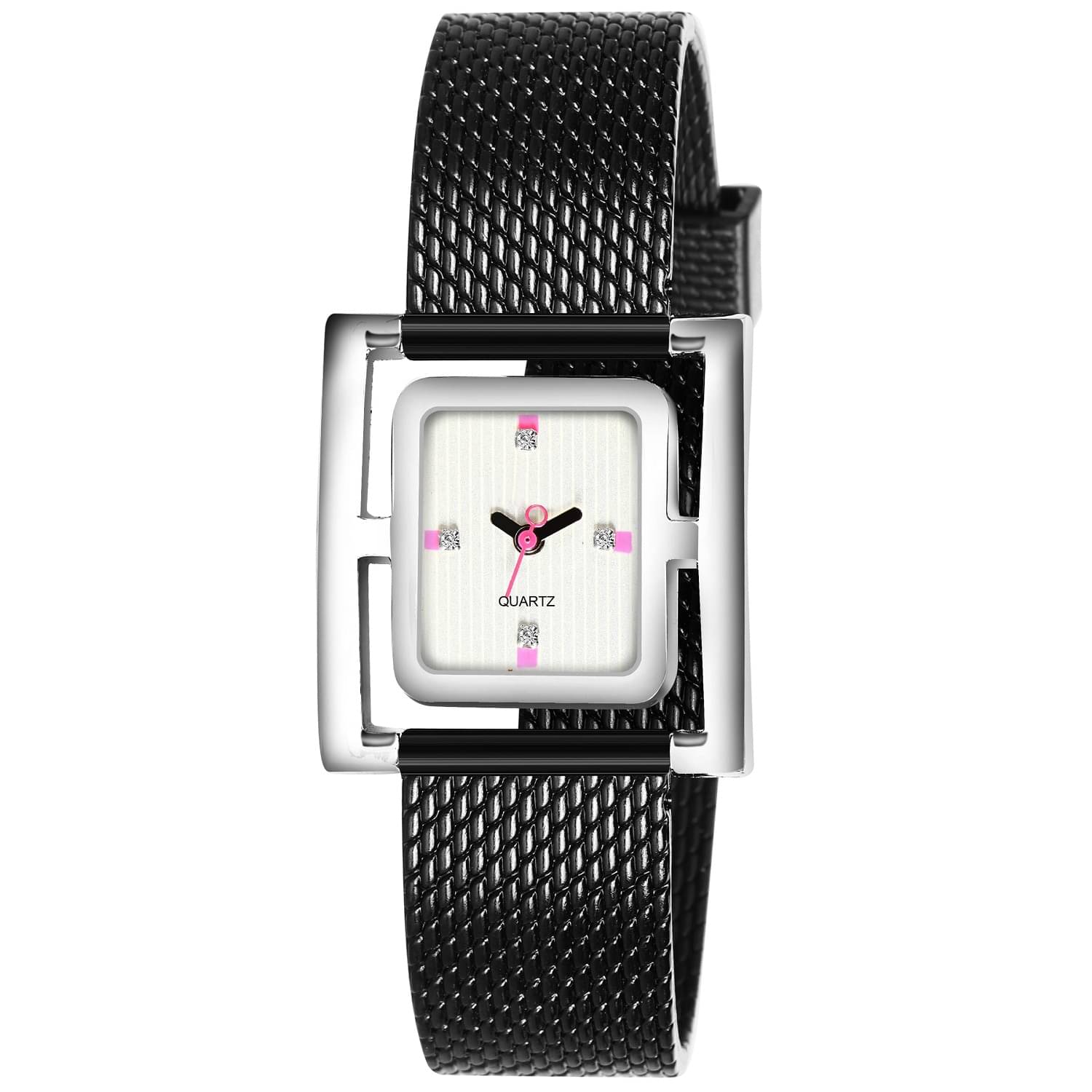     			Cosmic Black Resin Analog Womens Watch