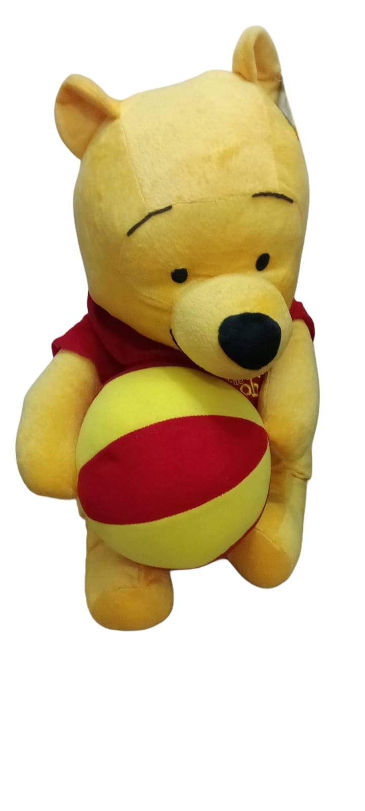 DISNEY WINNIE THE POOH WITH MULTICOLOR BALL,19 INCHES DISNEY WINNIE THE POOH WITH MULTICOLOR BALL,19 INCHES