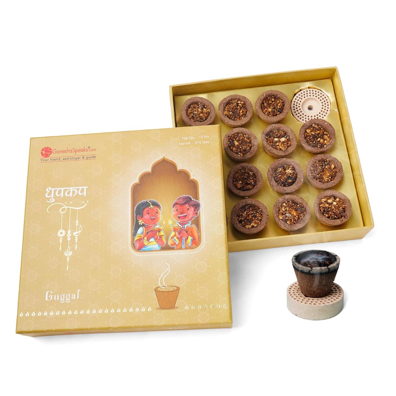     			GaneshaSpeaks.com. Dhoop Guggal 330 gm ( Pack of 1 )