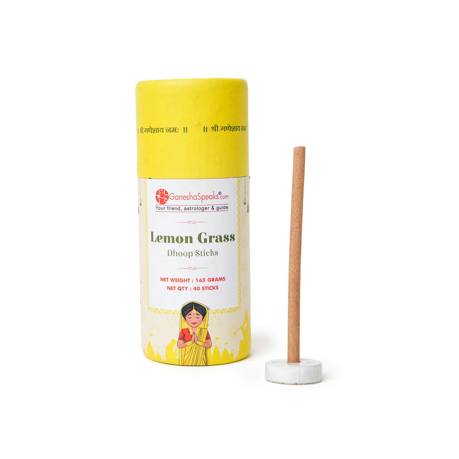 GaneshaSpeaks.com. Incense Dhoop Sticks Lemongrass 185 gm ( Pack of 1 ) GaneshaSpeaks.com. Incense Dhoop Sticks Lemongrass 185 gm ( Pack of 1 )