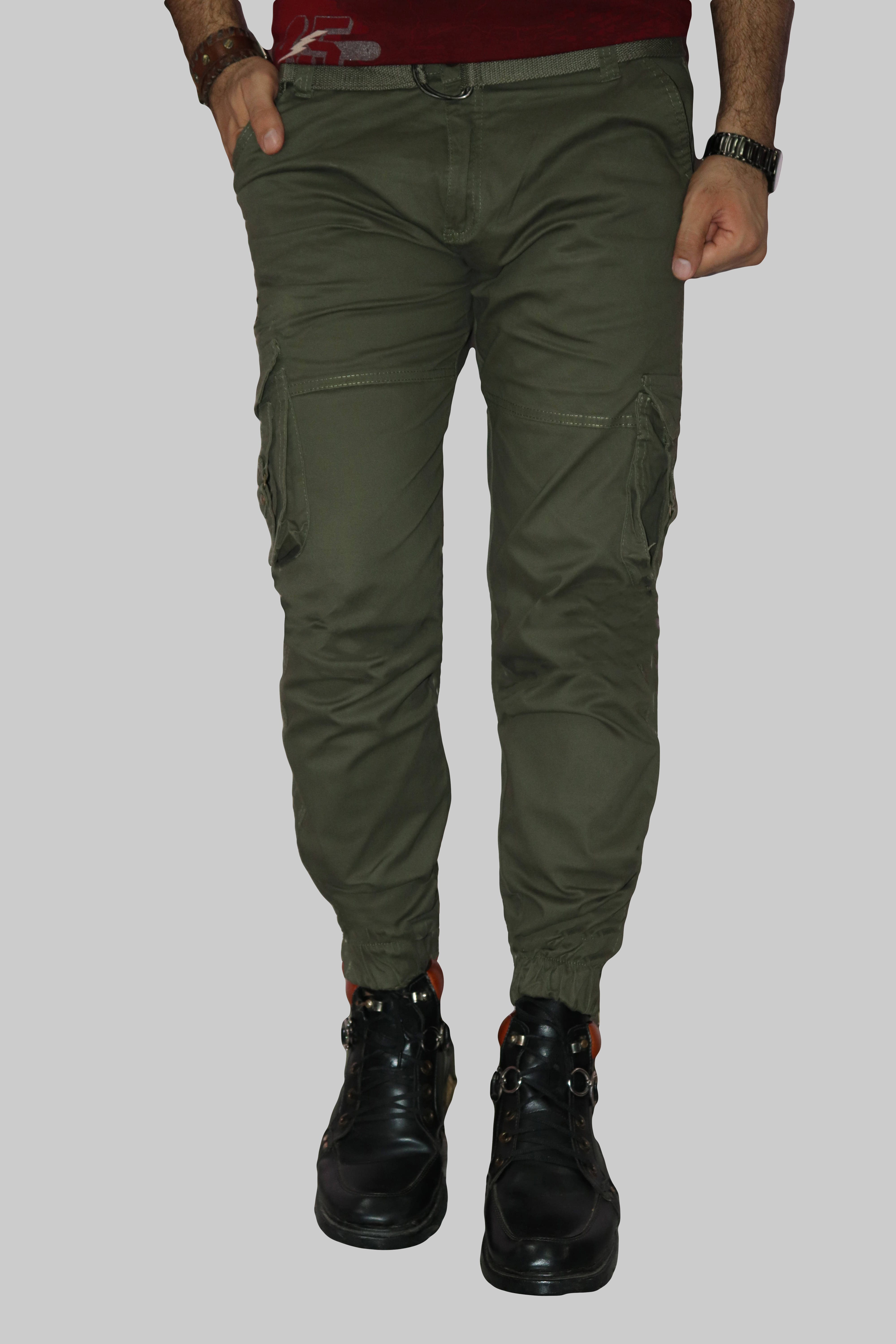     			HYMEN LEGIONS Regular Flat Men's Joggers - Green ( Pack of 1 )