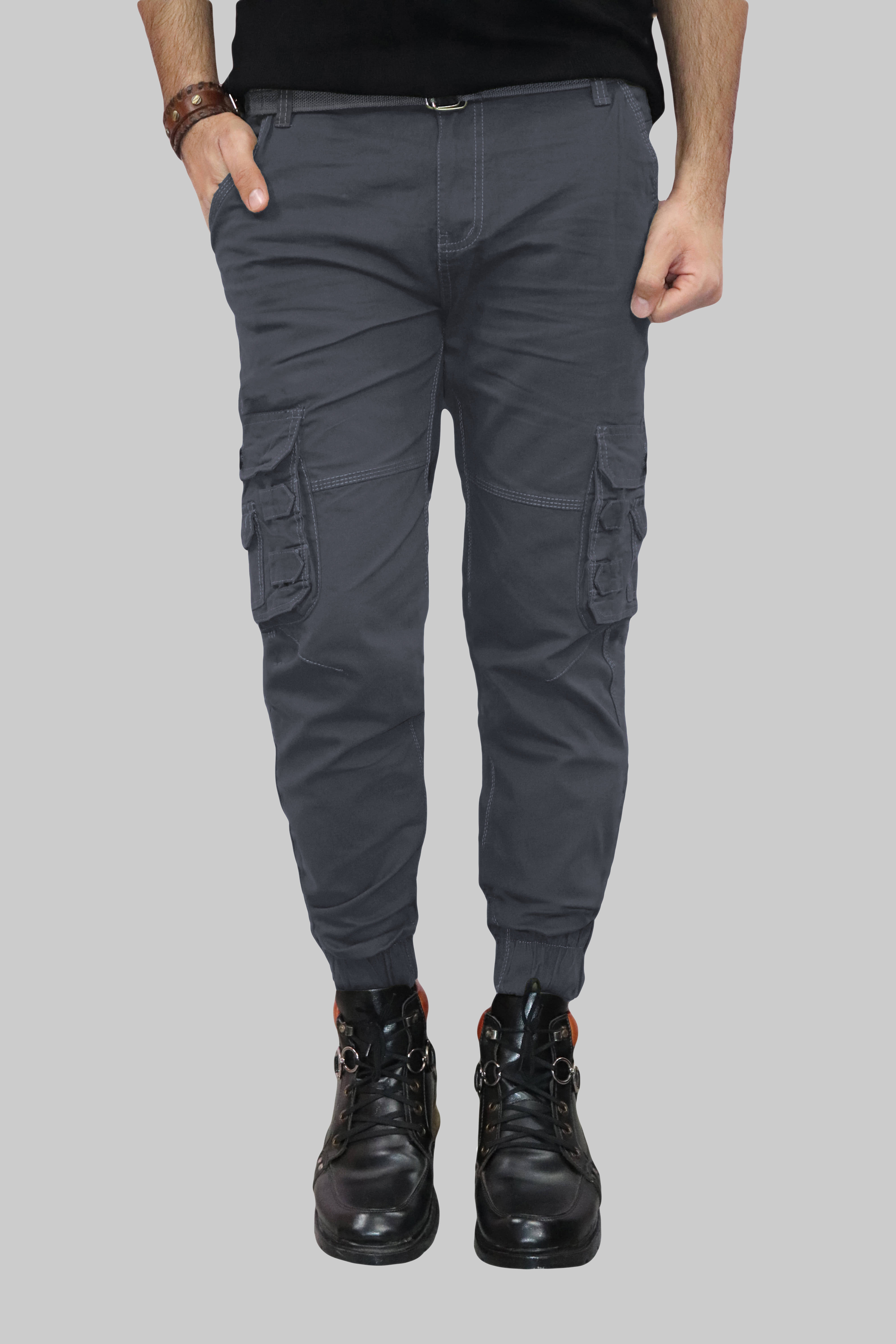 HYMEN LEGIONS Regular Flat Men's Cargos - Grey ( Pack of 1 ) - Trousers | Buy online on ZillyBuy