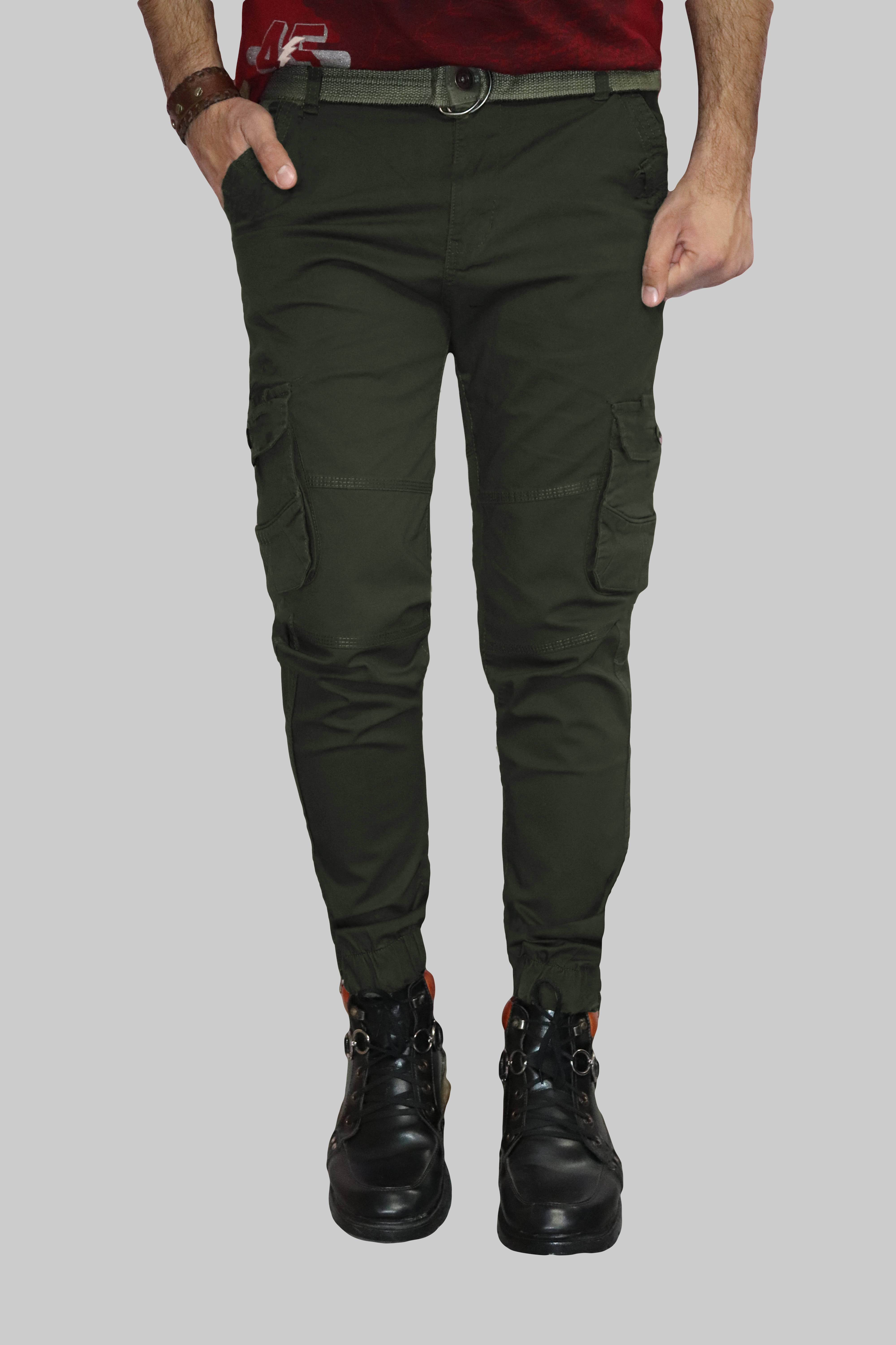    			HYMEN LEGIONS Regular Flat Men's Cargos - Green ( Pack of 1 )