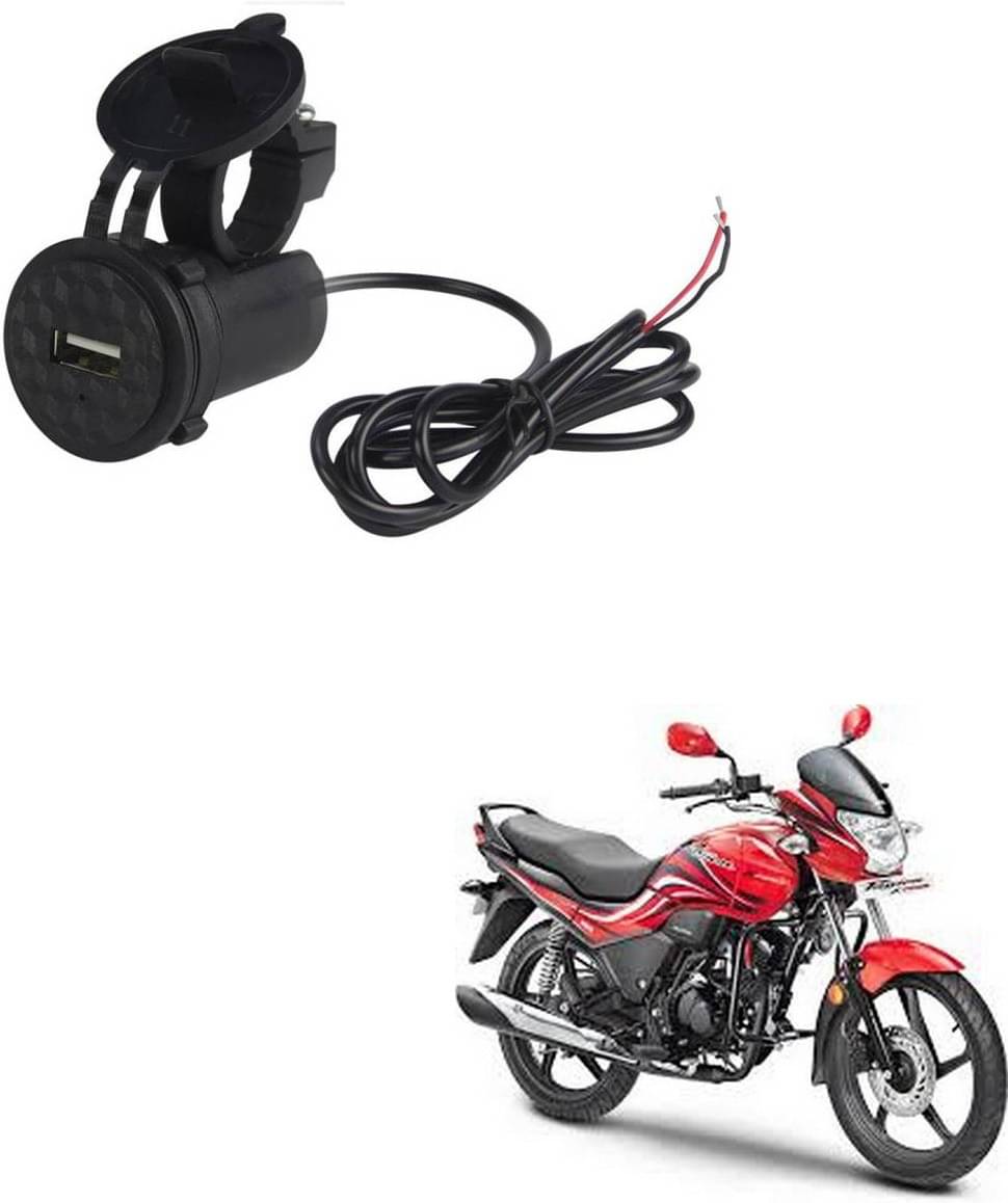     			Hero Passion Pro Black USB  Bike Charger
