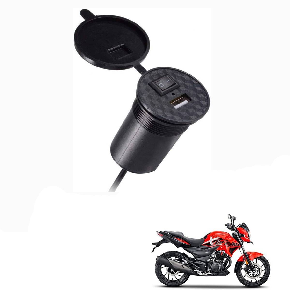     			Hero Xtreme Black USB  Bike Charger
