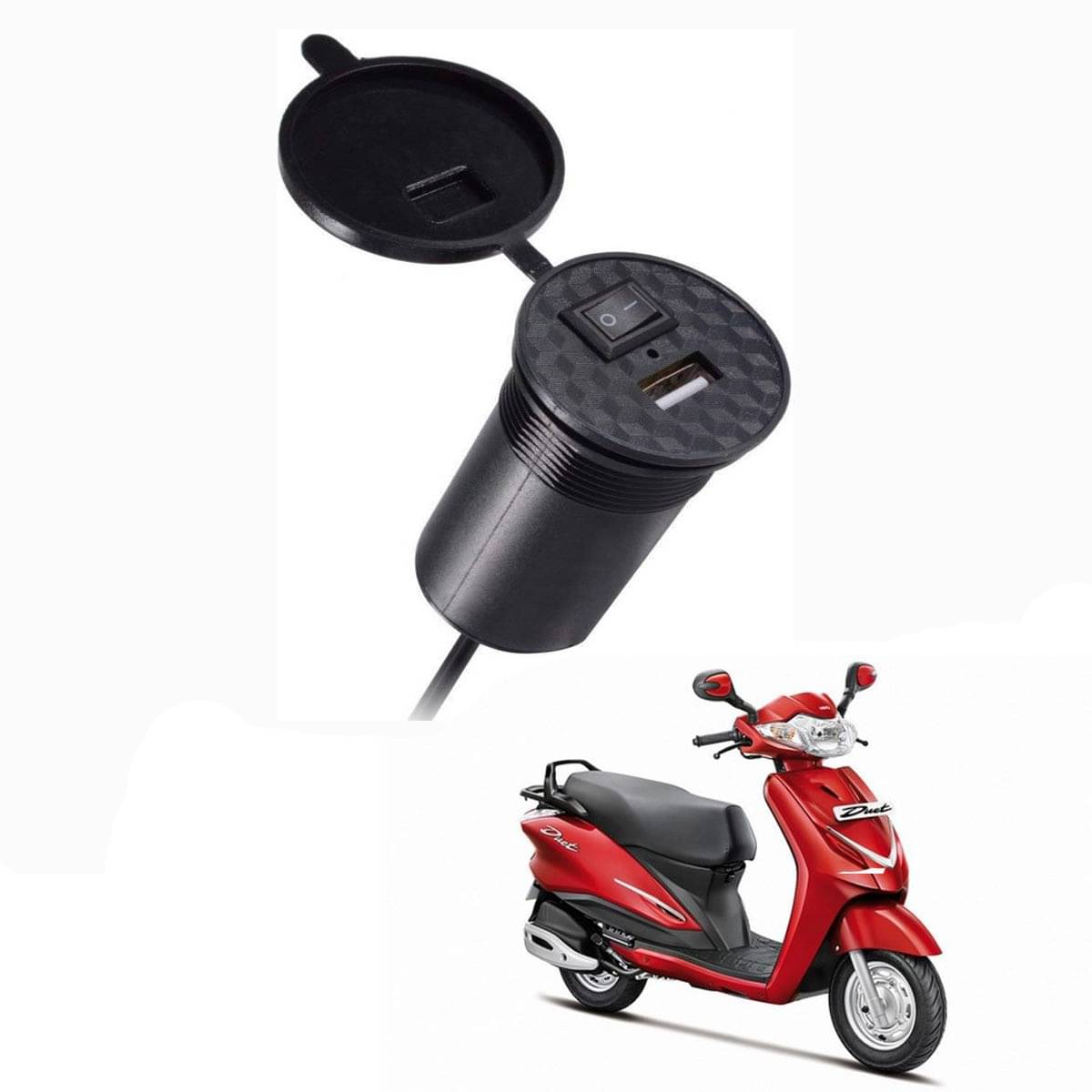     			HeroDuet Black USB  Bike Charger